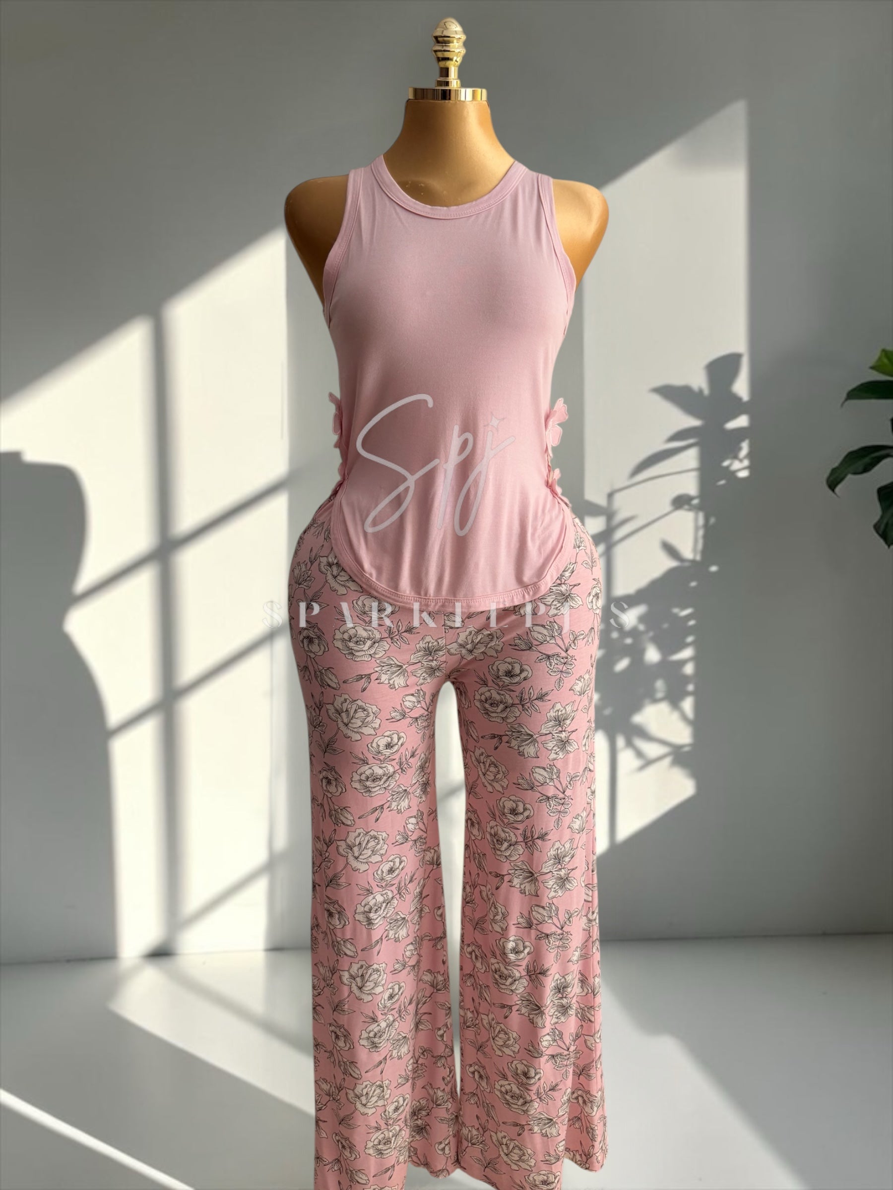 Soft Blossom Pajama Set