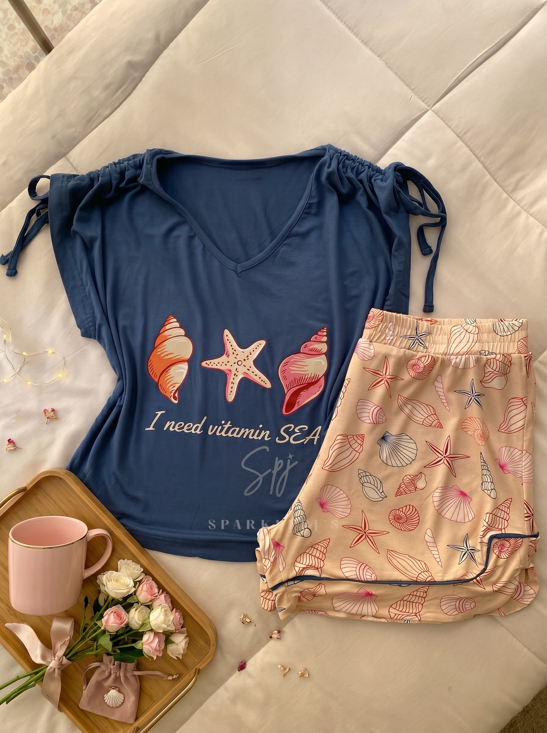 Vitamin SEA Short Pajama Set