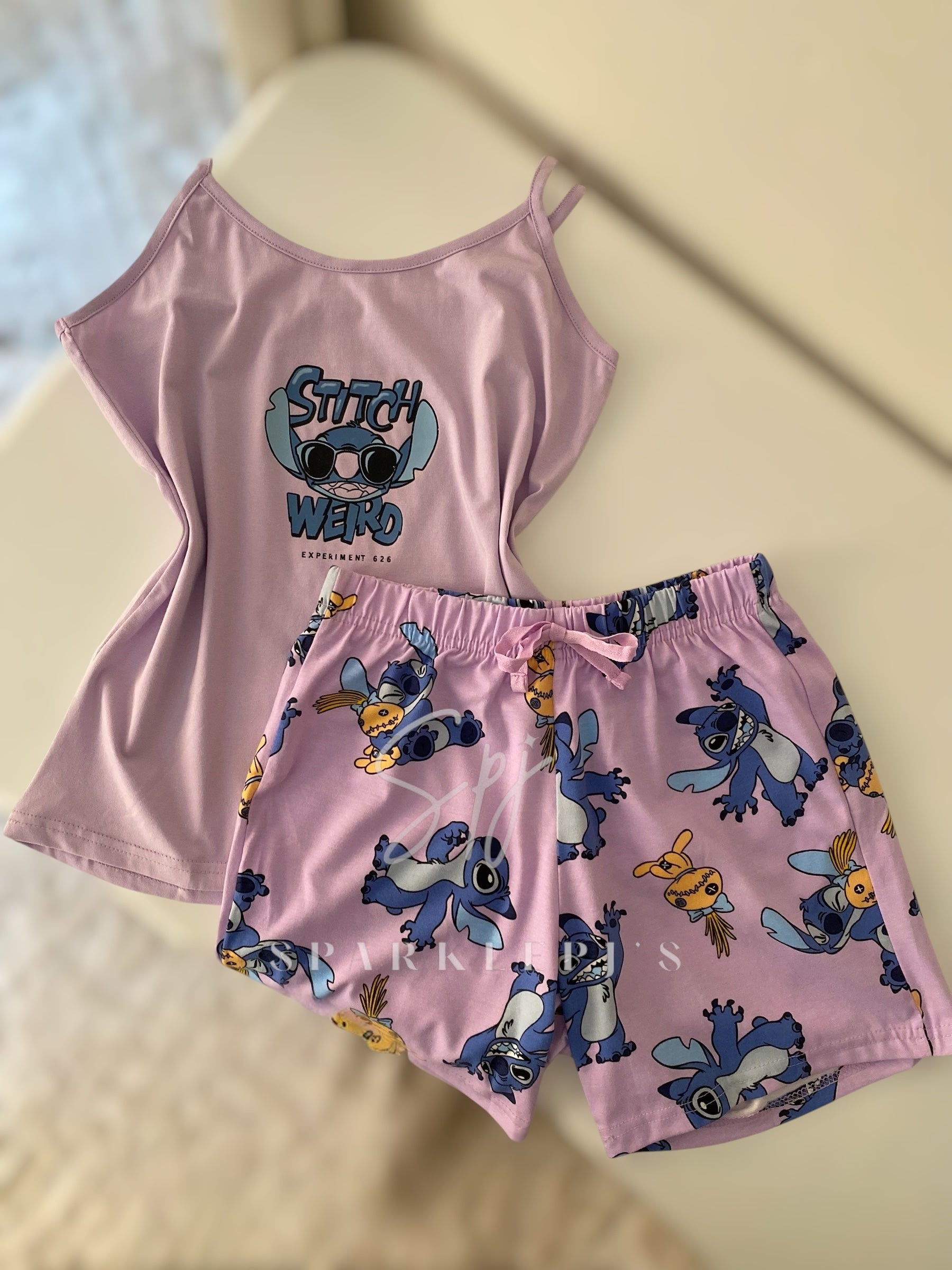 Stitch Cute Short Pajama Set