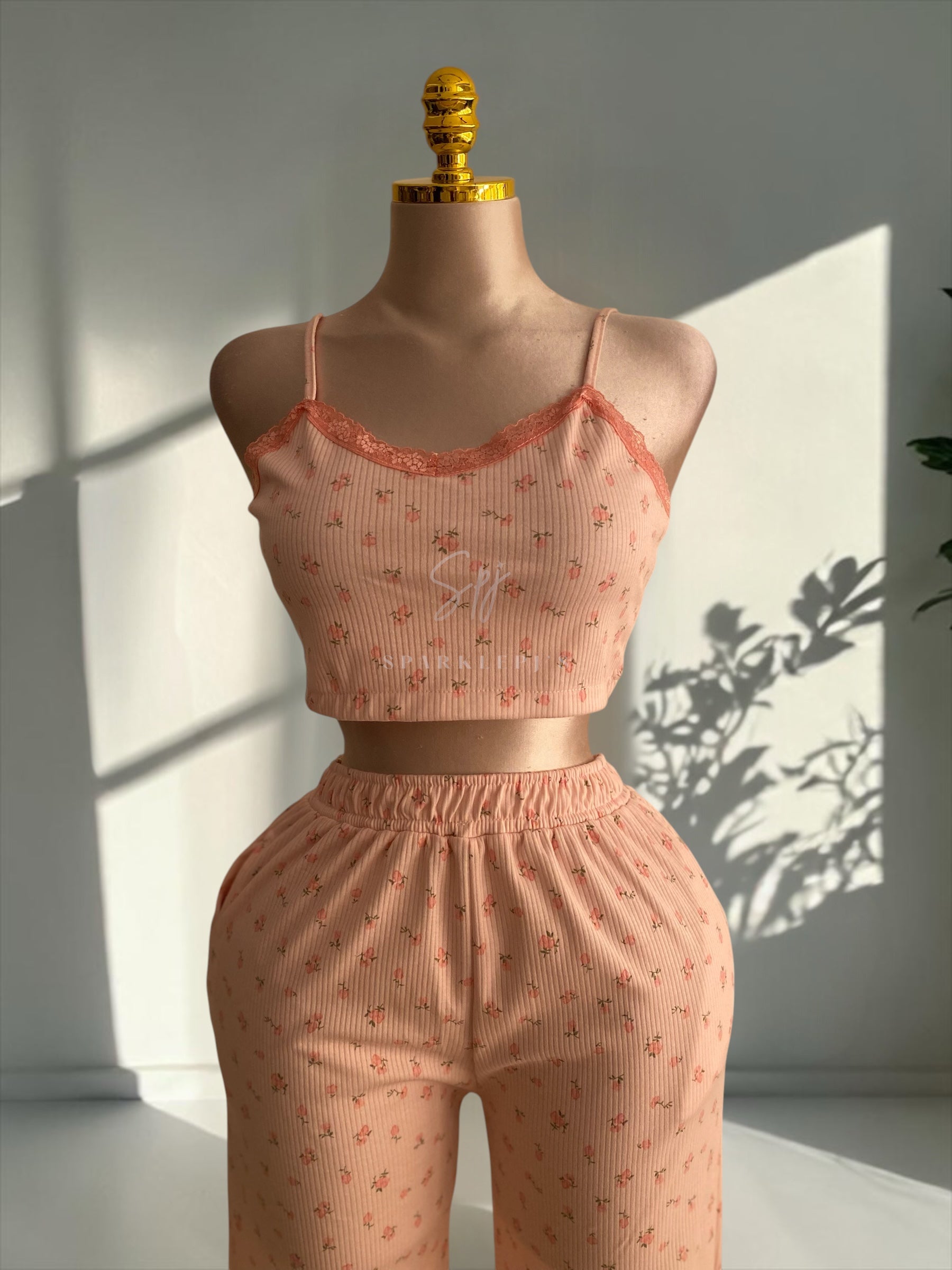 Blossom Lounge 3-Piece Pajama Set