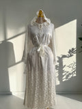 Floral Satin Lounge Abaya