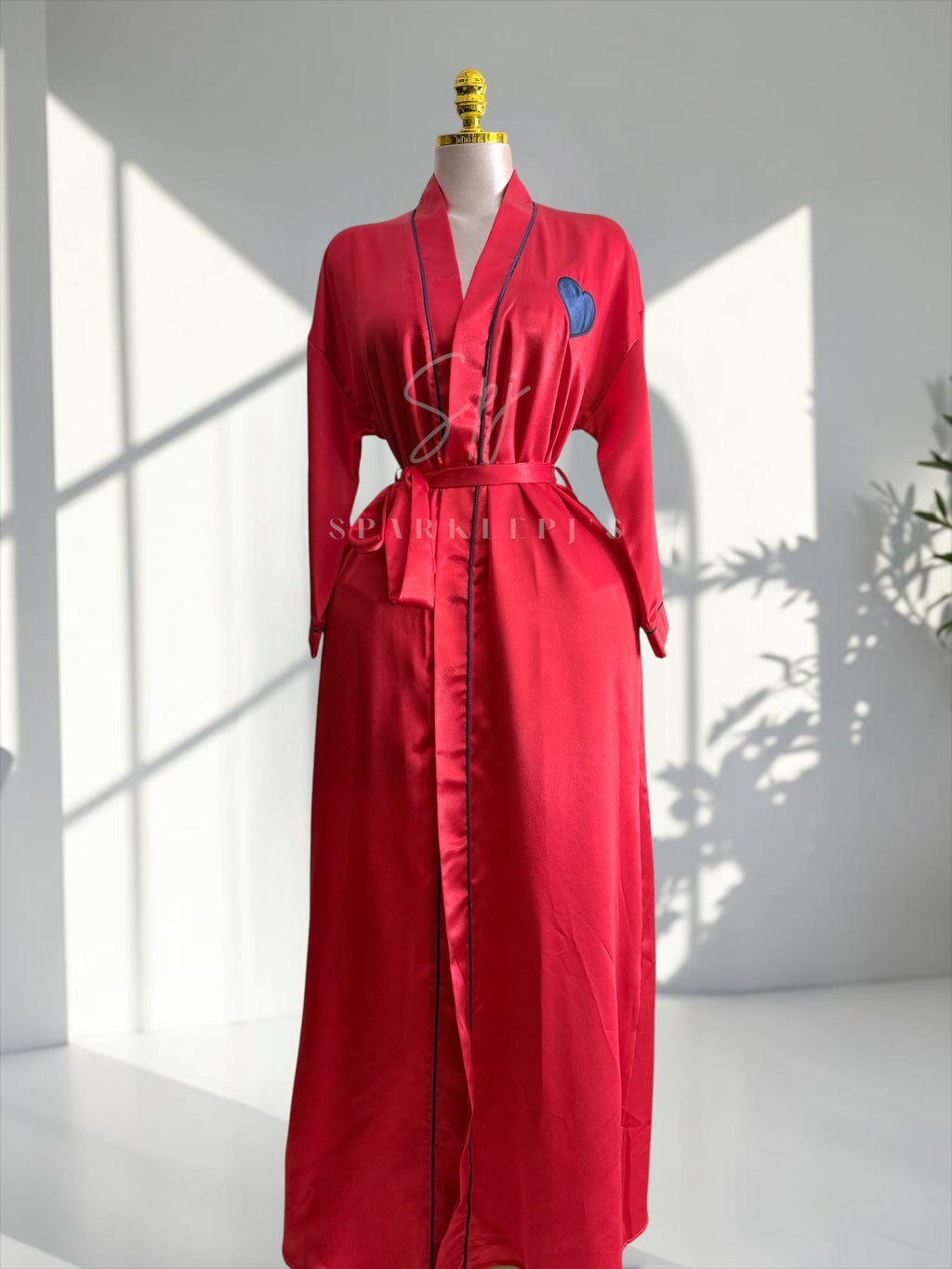 Long Love Satin Robe