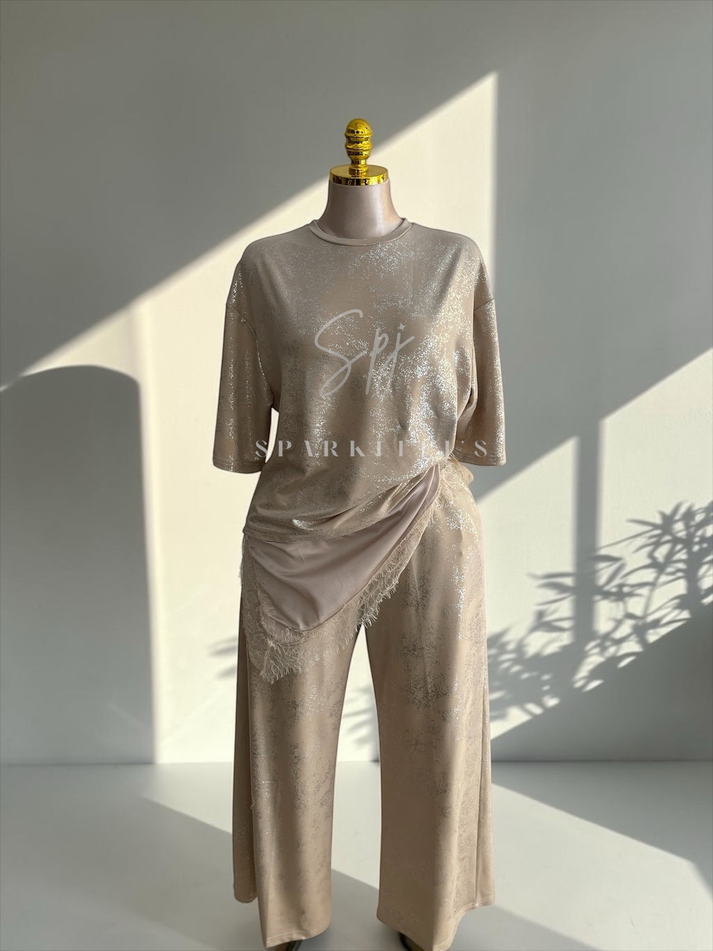 Champagne Glow Pajama Set