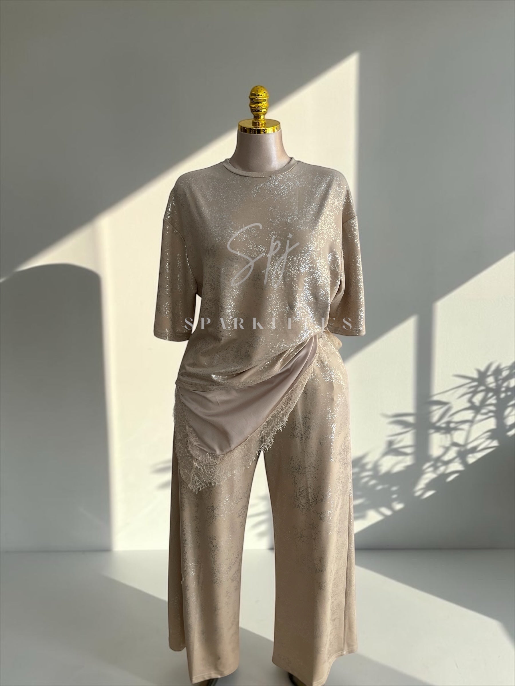 Champagne Glow Pajama Set