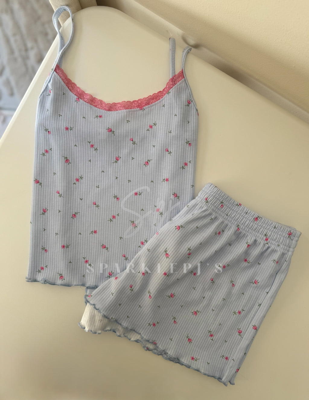 Tiny Flowers Short Set
