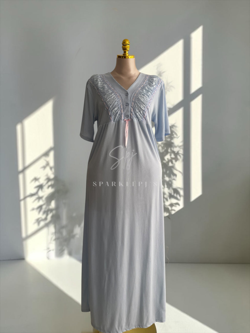 Elegant Ribbon Nightdress