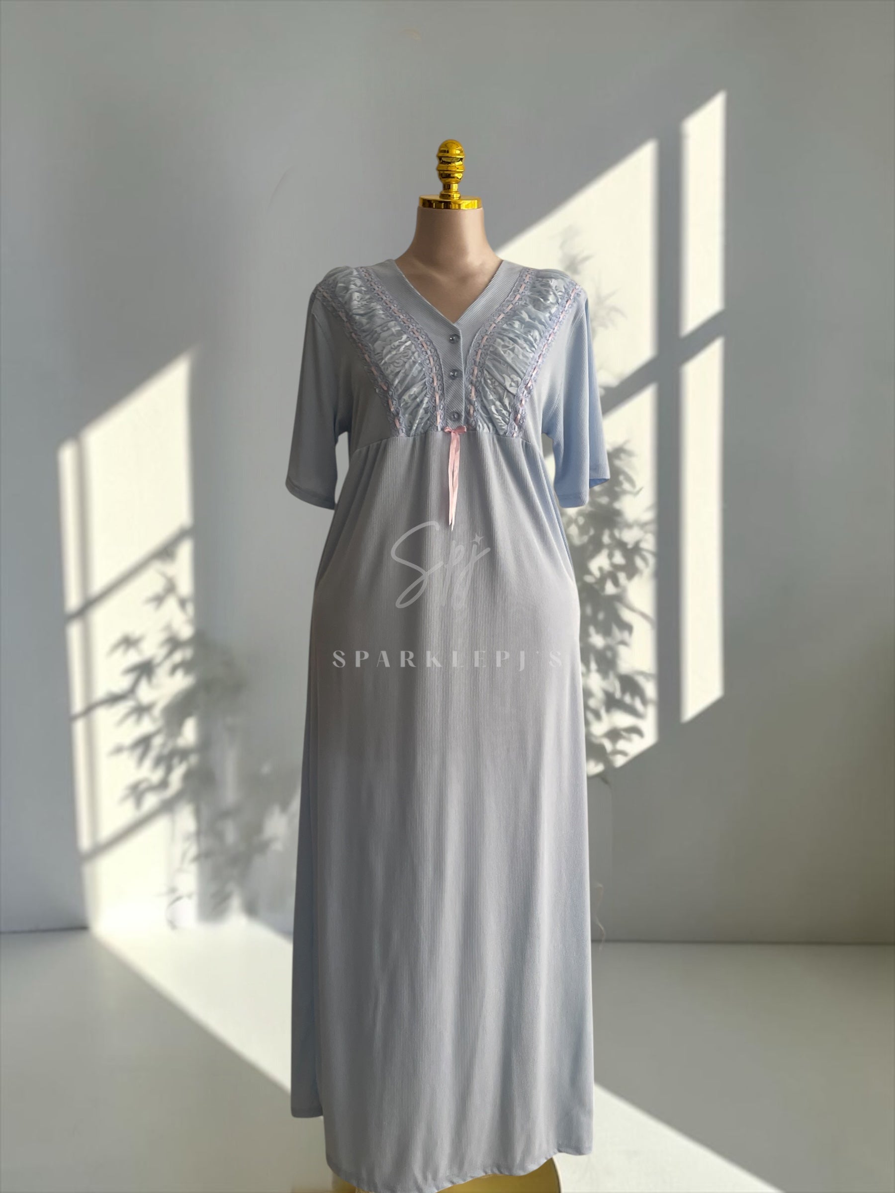 Elegant Ribbon Nightdress