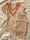 Soft Ribbed kiss Pajama Set