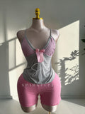 Soft Ribbon Short Set