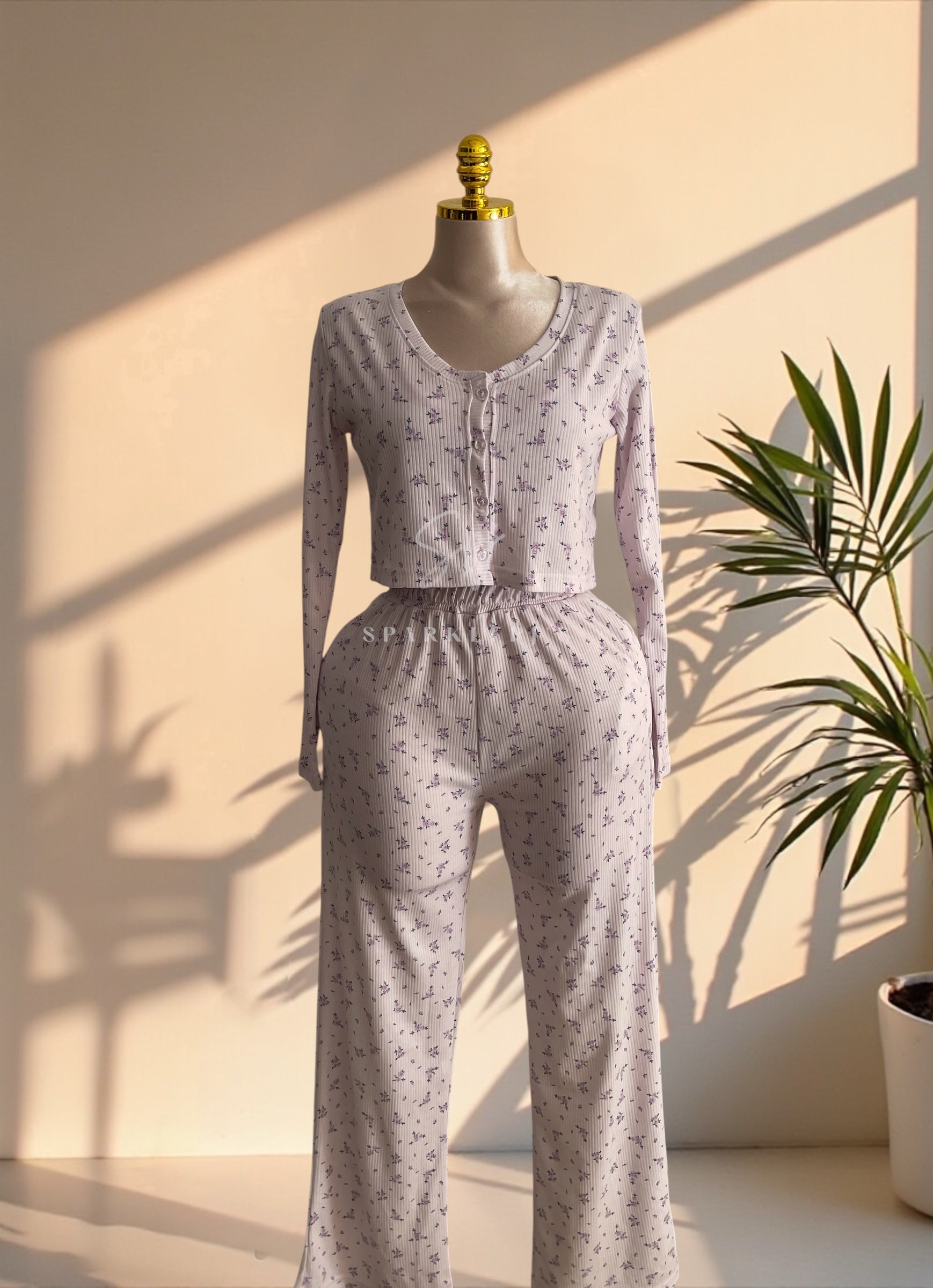 Cozy Bloom 3-Piece Pajama