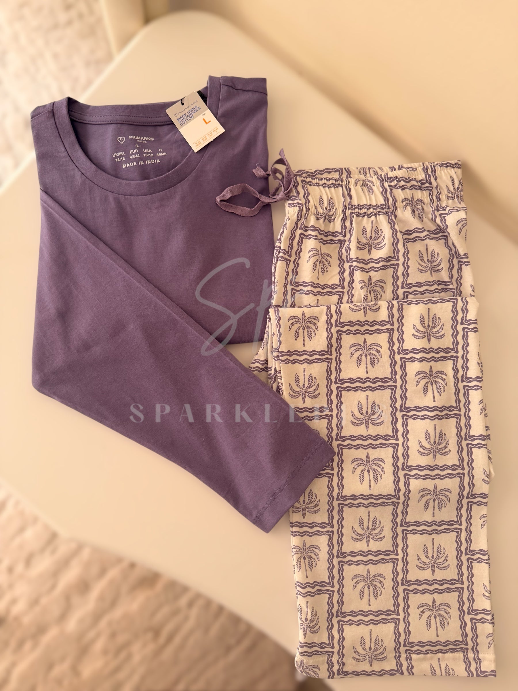 Cozy Palm Primark Long-Sleeved Pj