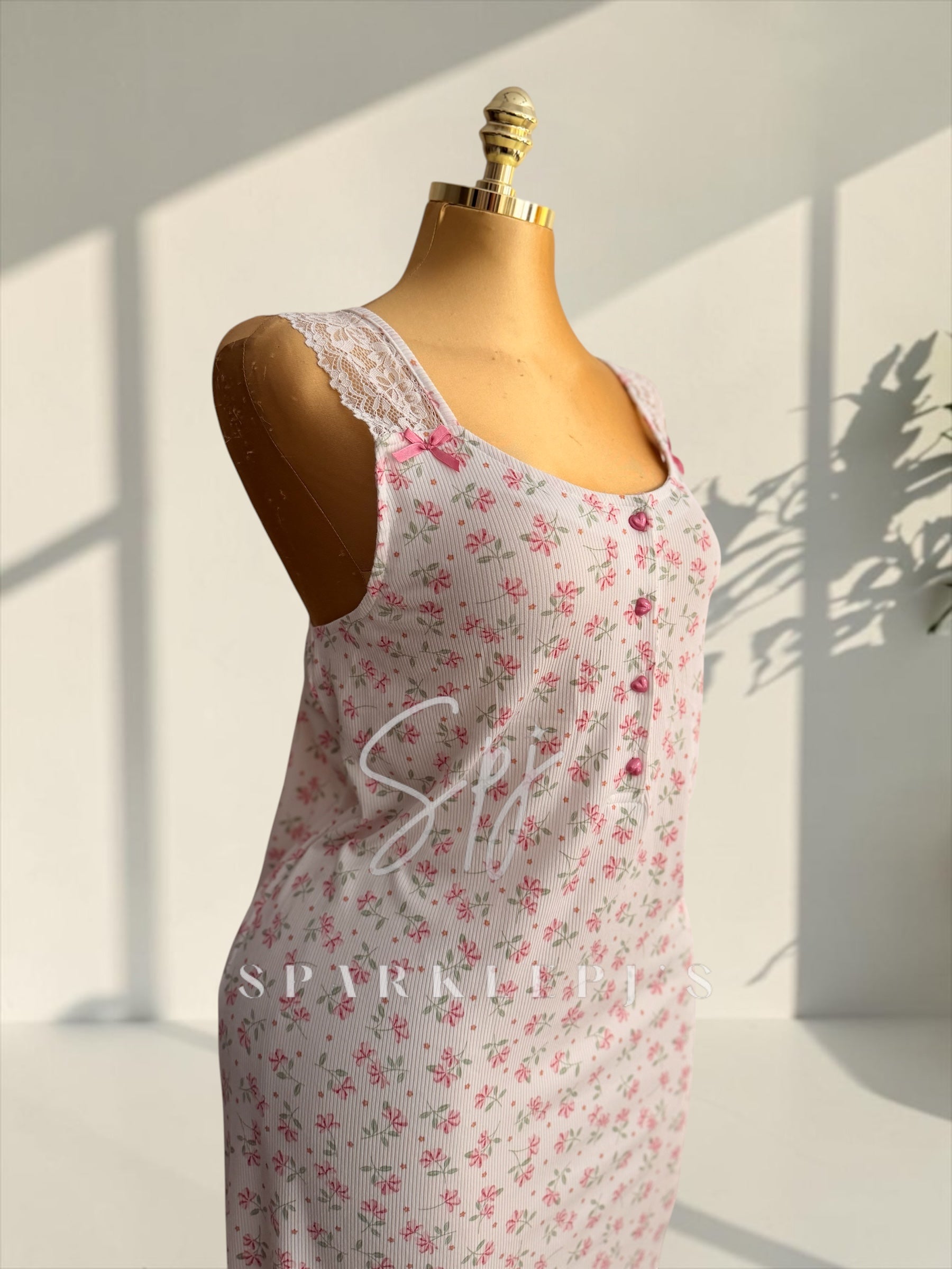 Floral Lace Nightdress
