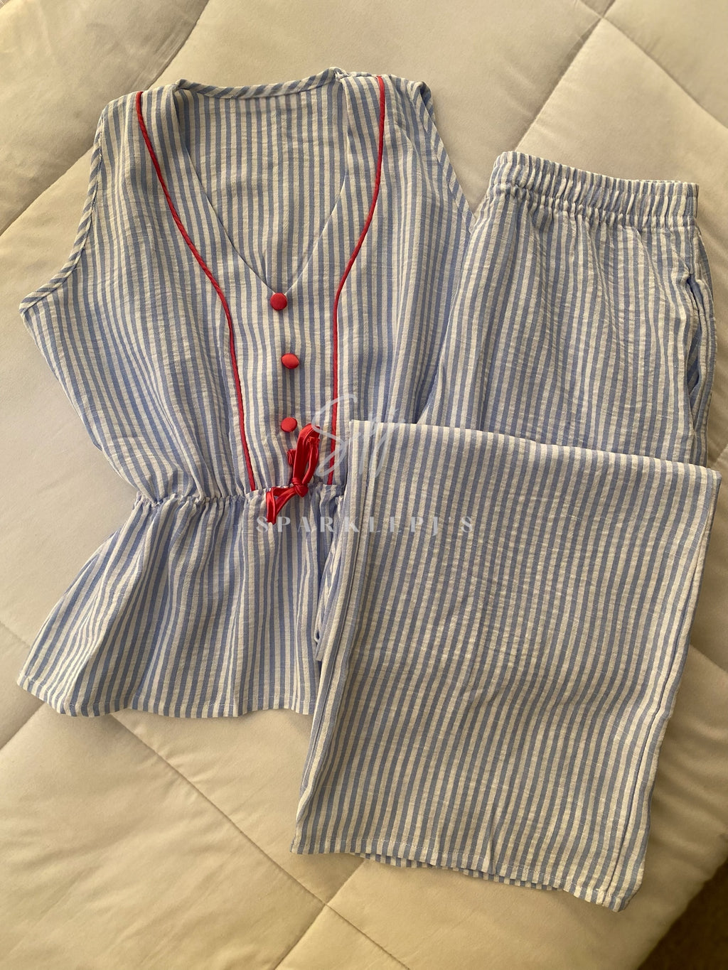 Coastal Stripe Pajama Set