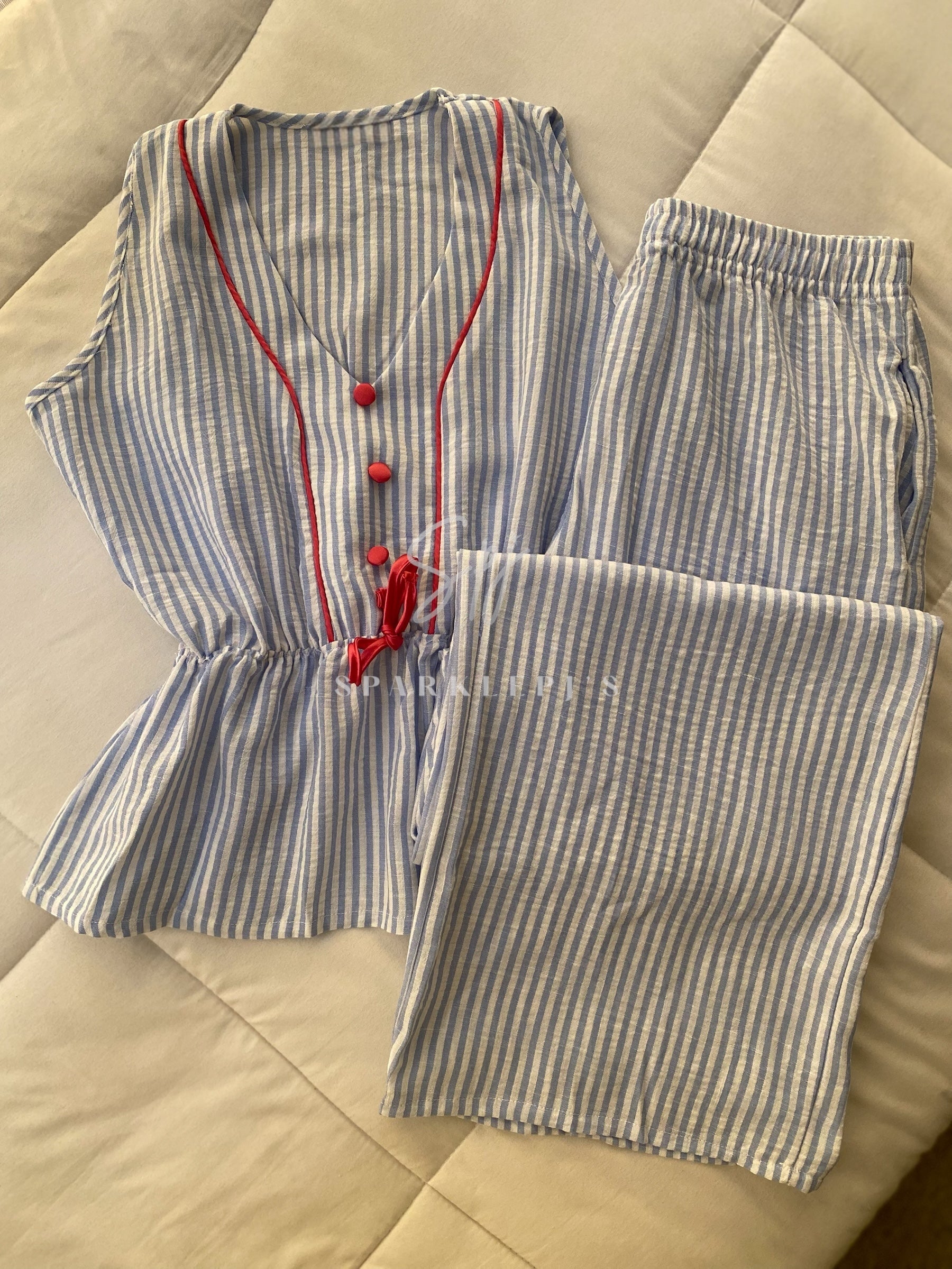 Coastal Stripe Pajama Set