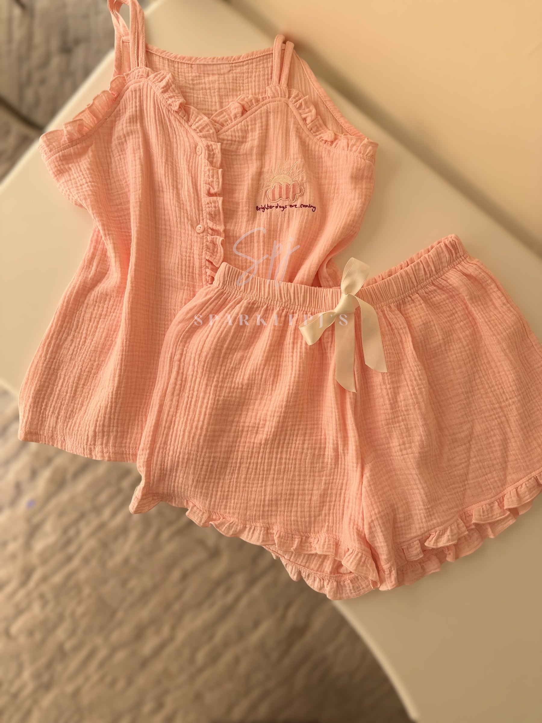 Cloudy Dreams Short Set
