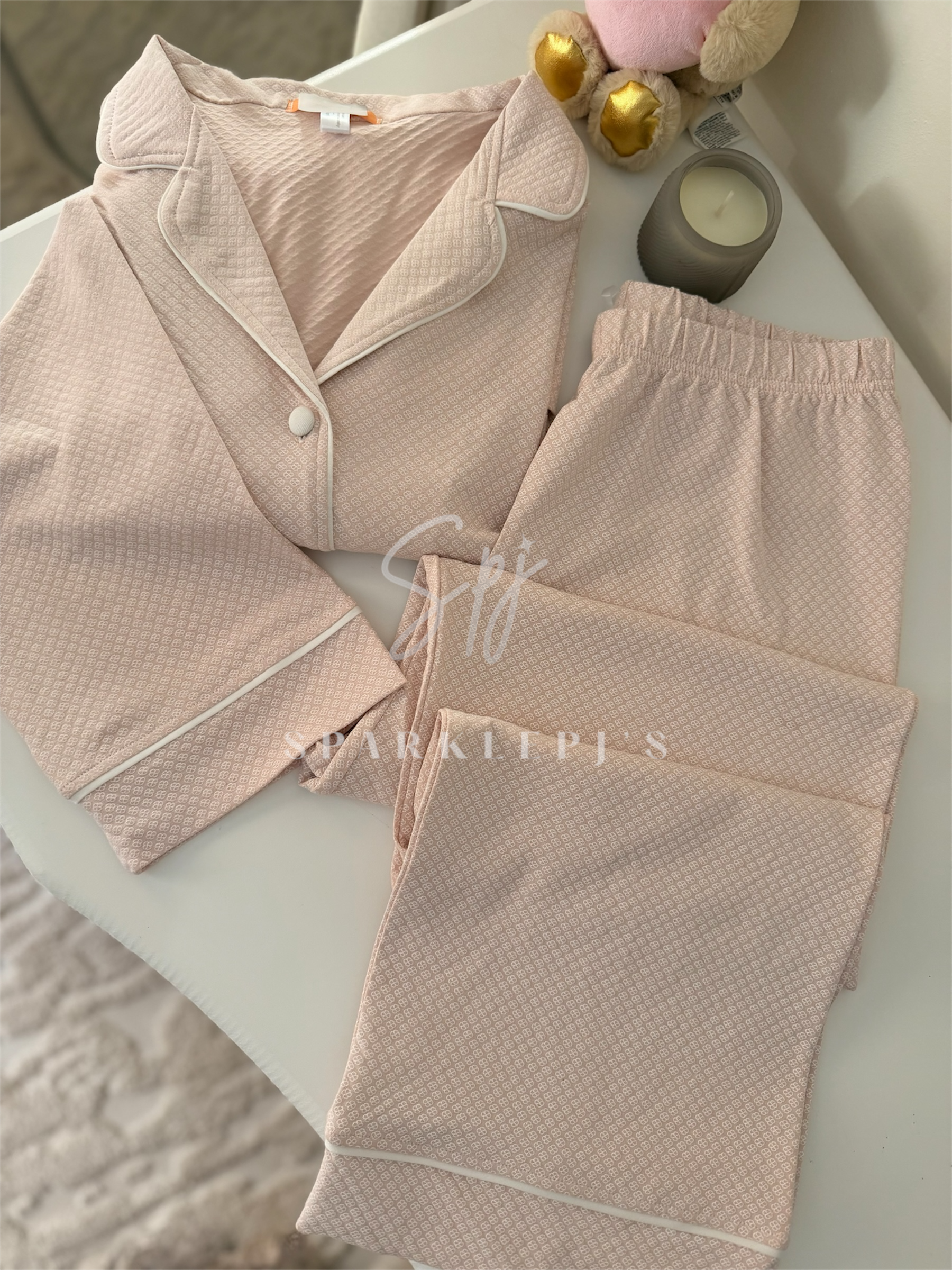 Classic Button Sleepwear Set
