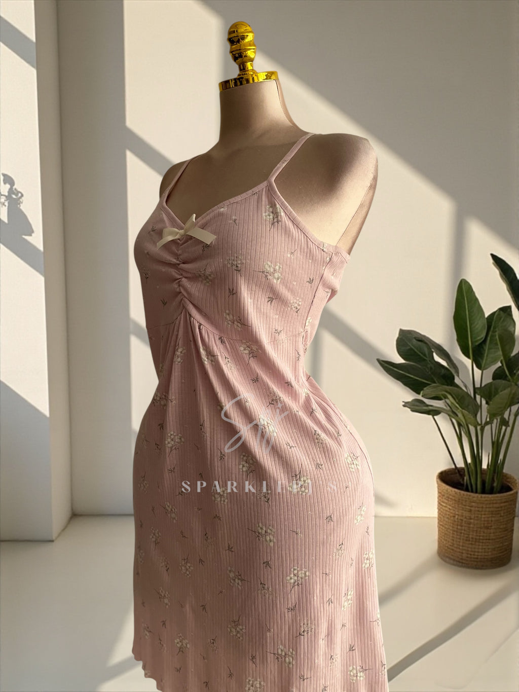 Blossom Ribbed Nightdress