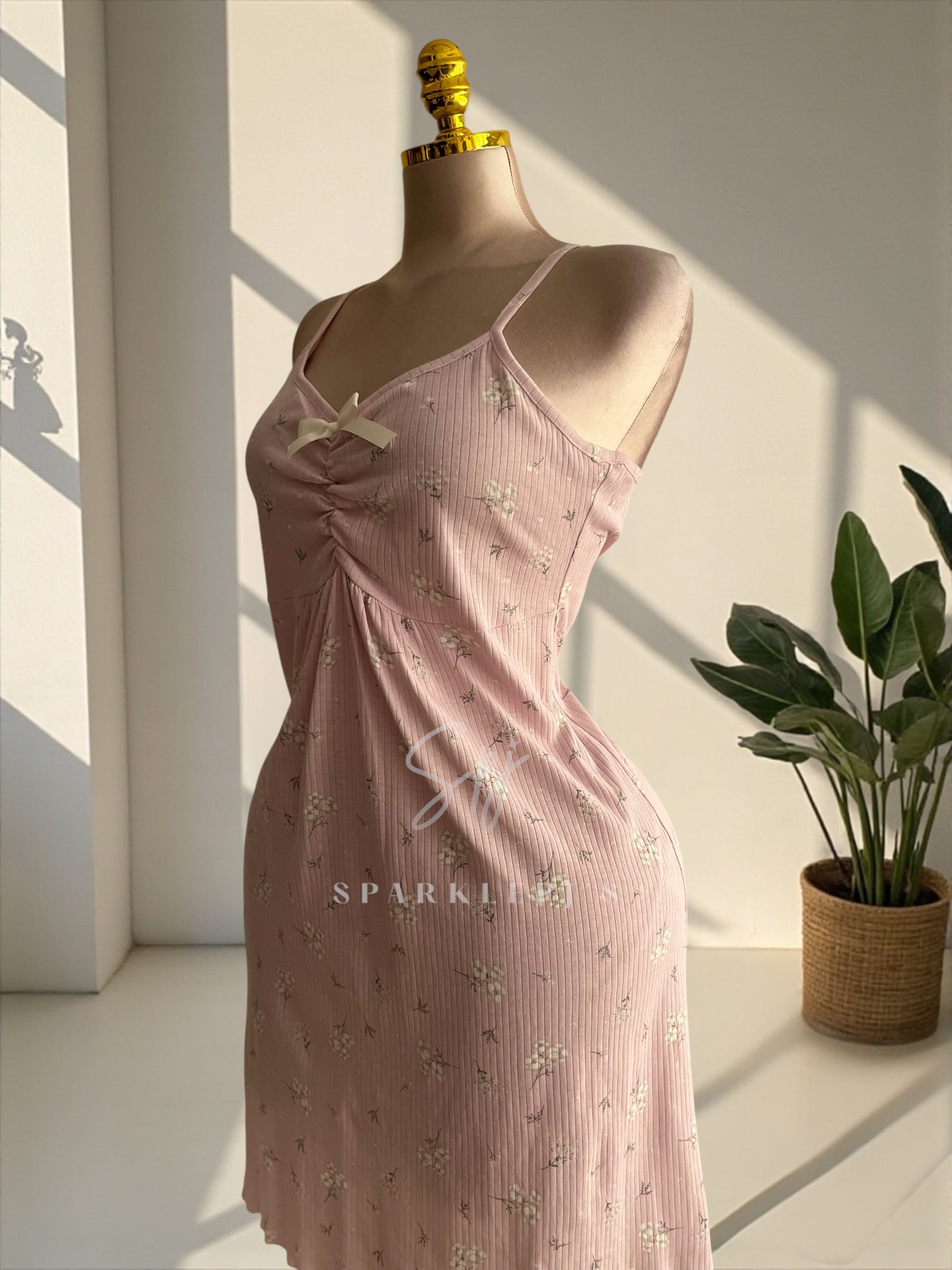 Blossom Ribbed Nightdress