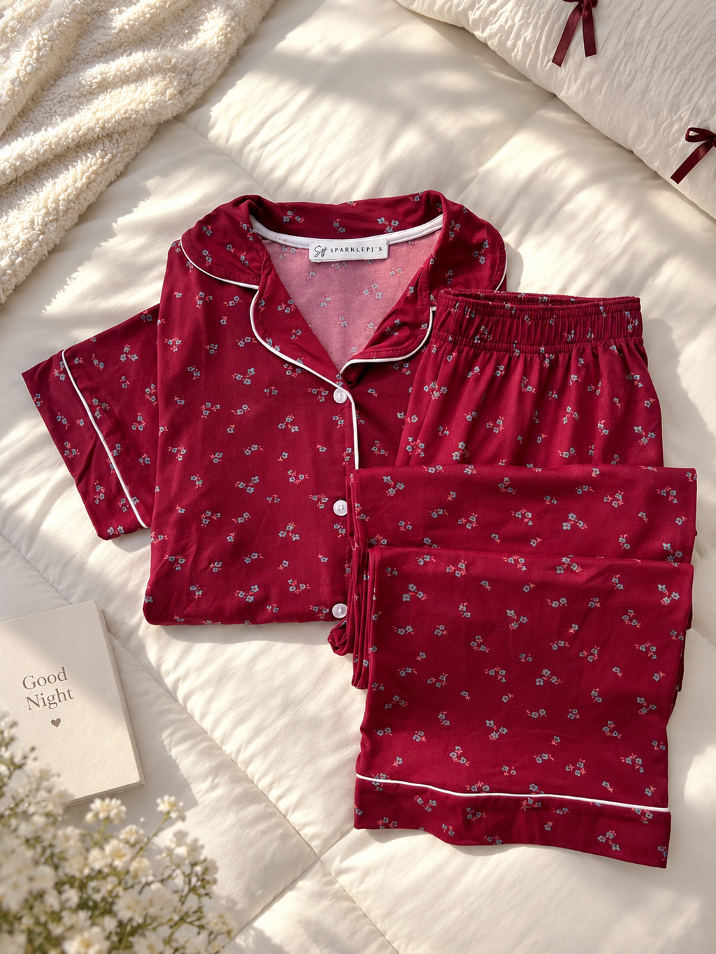 Noura Floral Pajama Set
