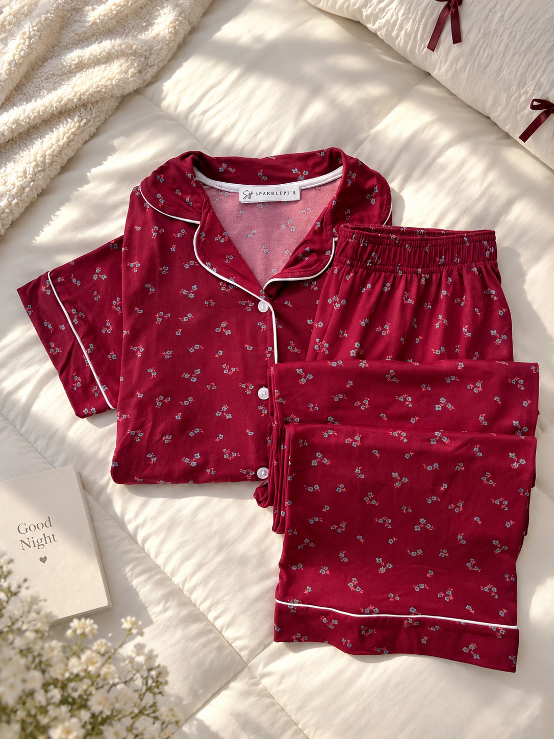 Noura Floral Pajama Set