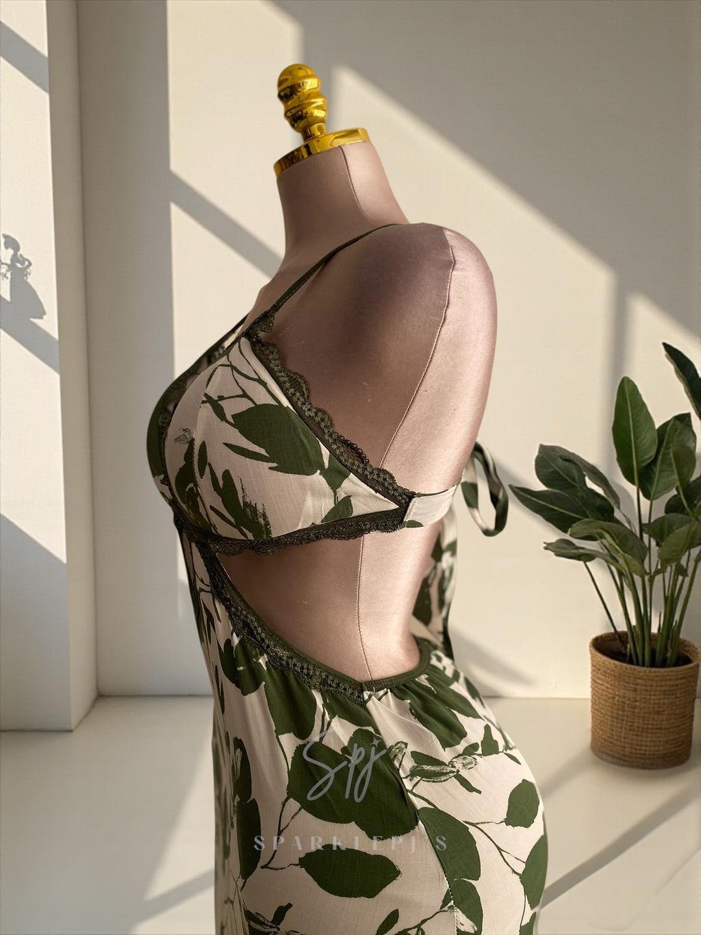 Olive Bloom Nightdress