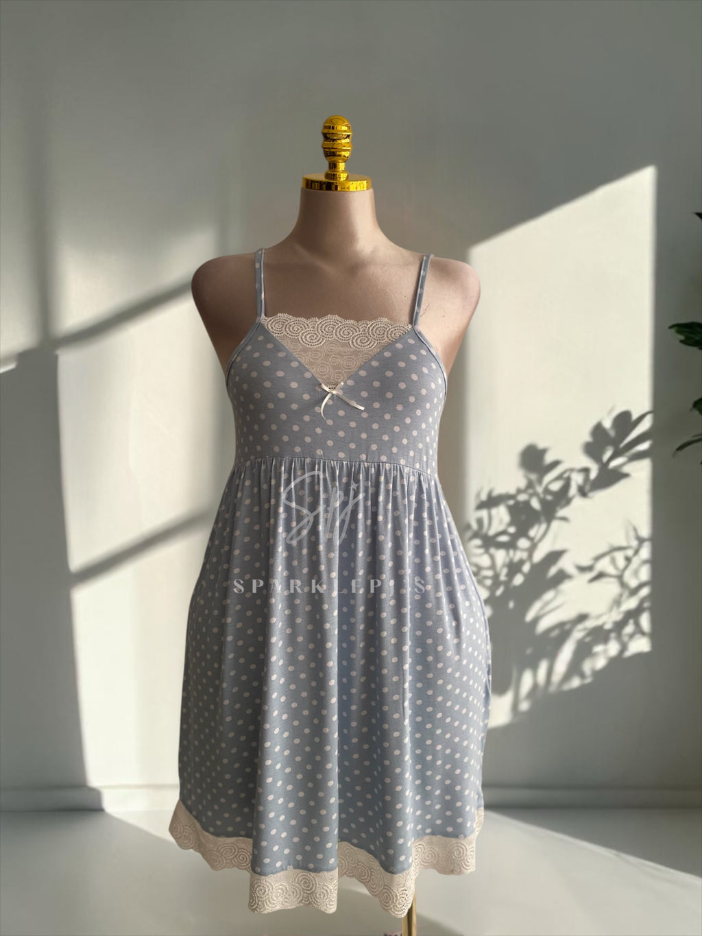 Polka Charm Nightdress