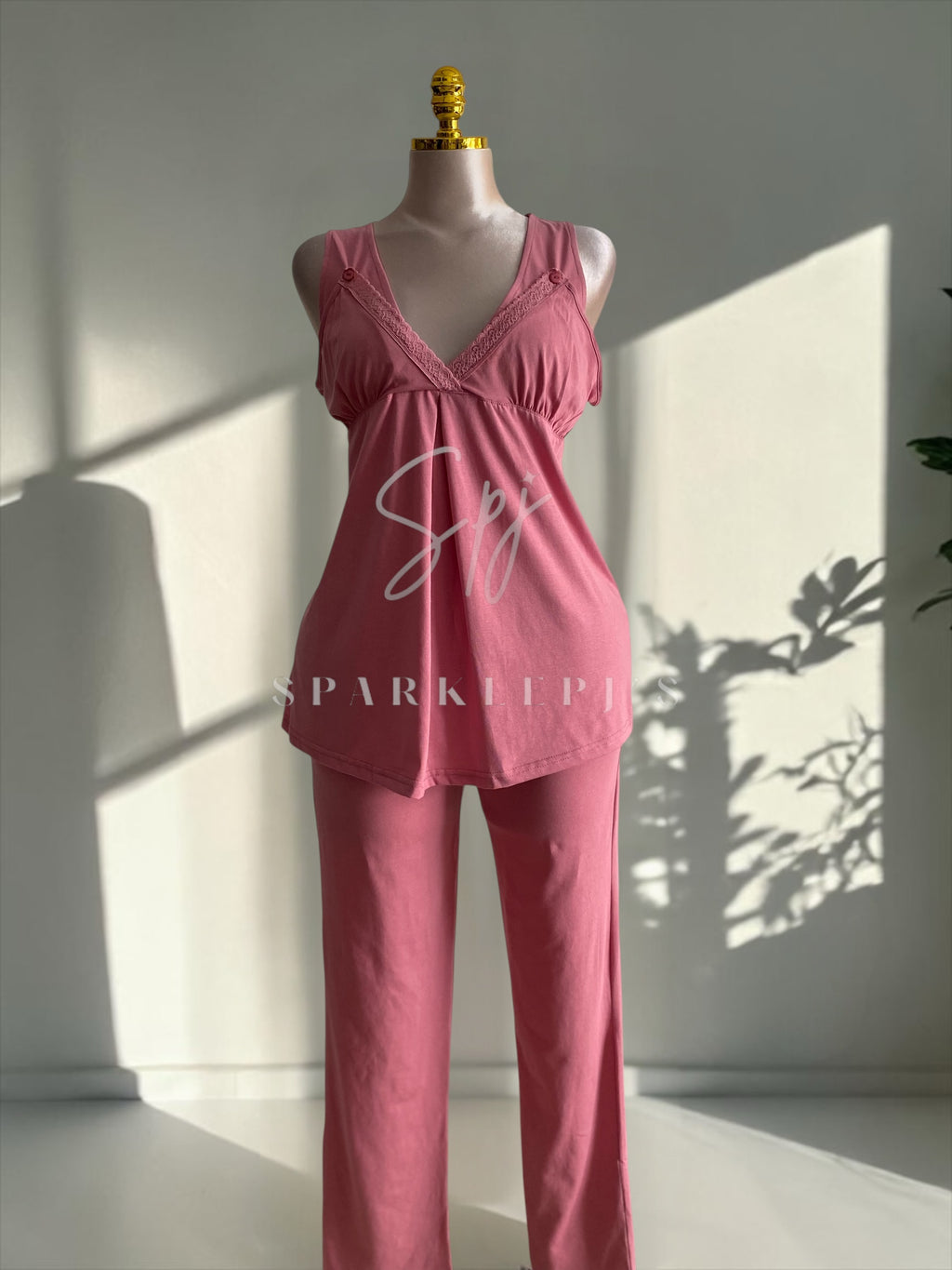 Maternity Nursing 3-Piece Pajama Set