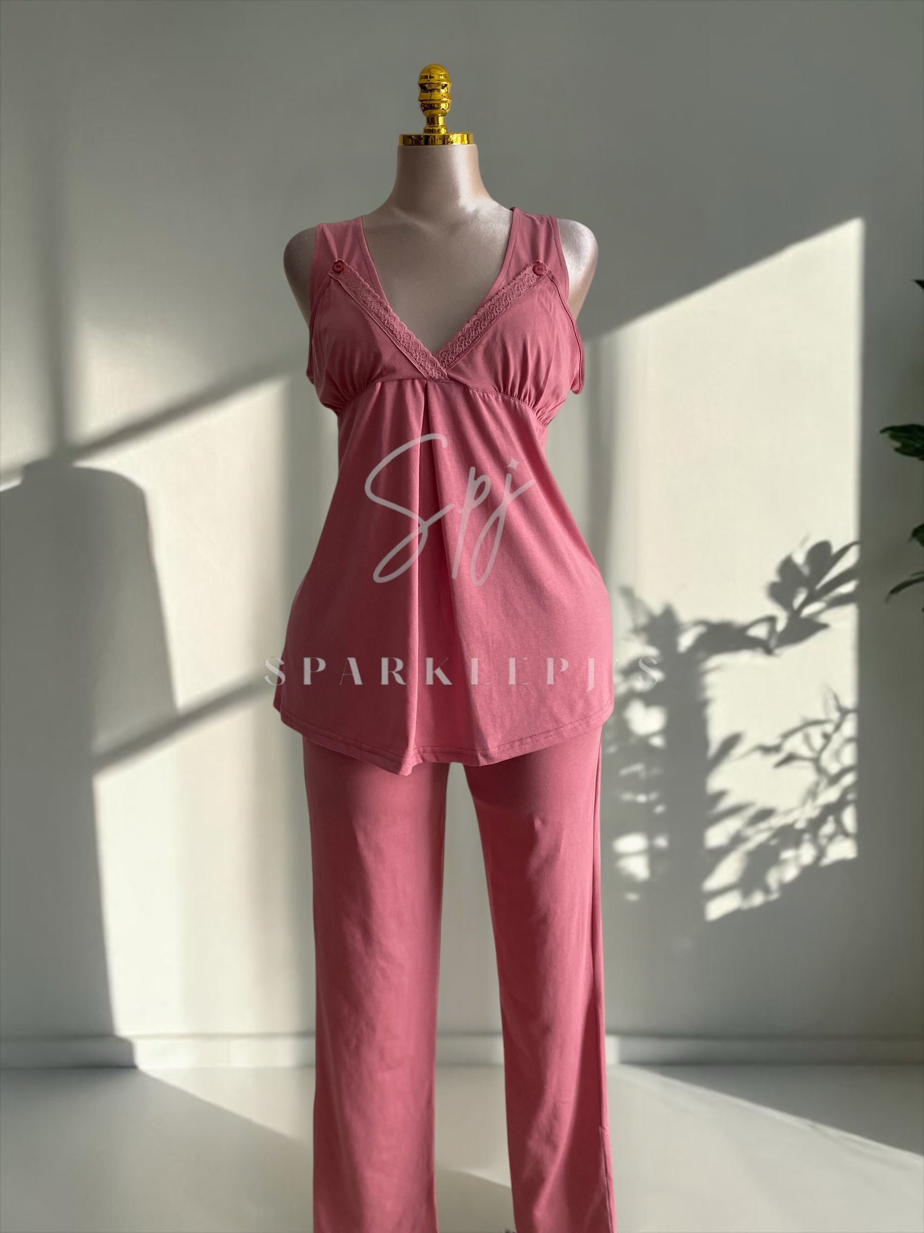 Maternity Nursing 3-Piece Pajama Set