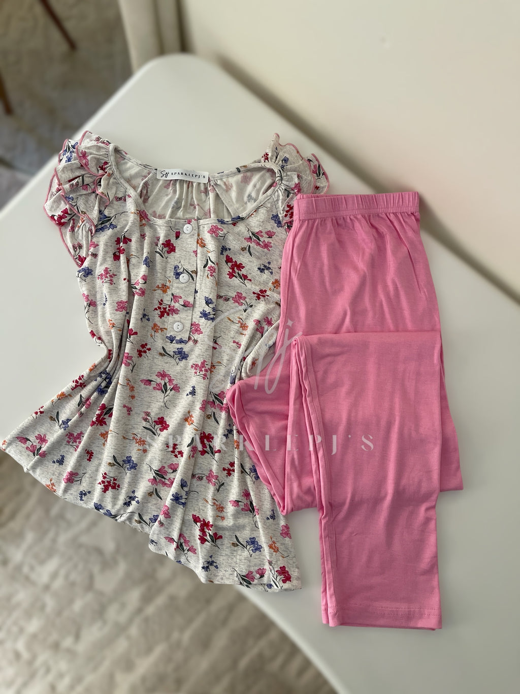 Cute Bloom Pajama Set