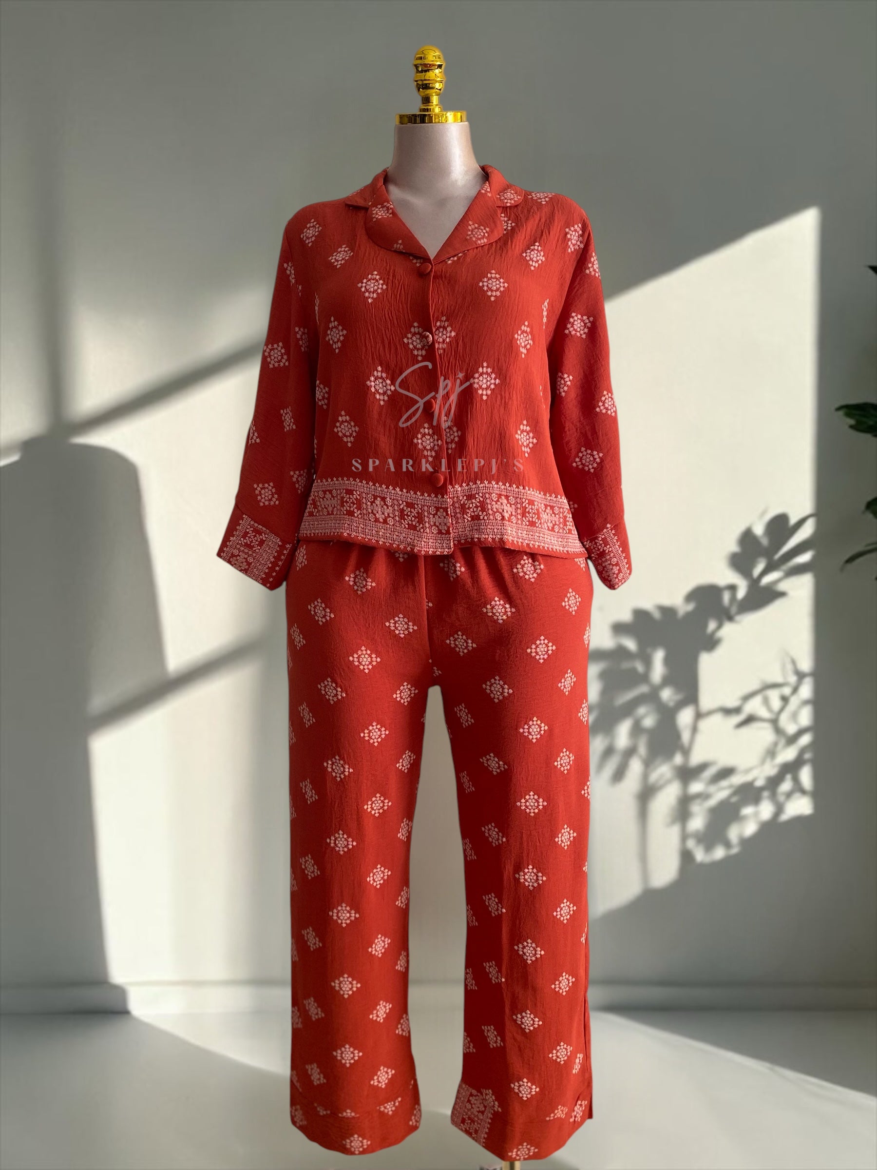 Soft Touch Button Pajama
