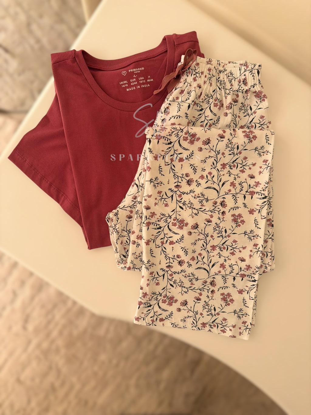 Primark-Cozy Blossom Pajama Set