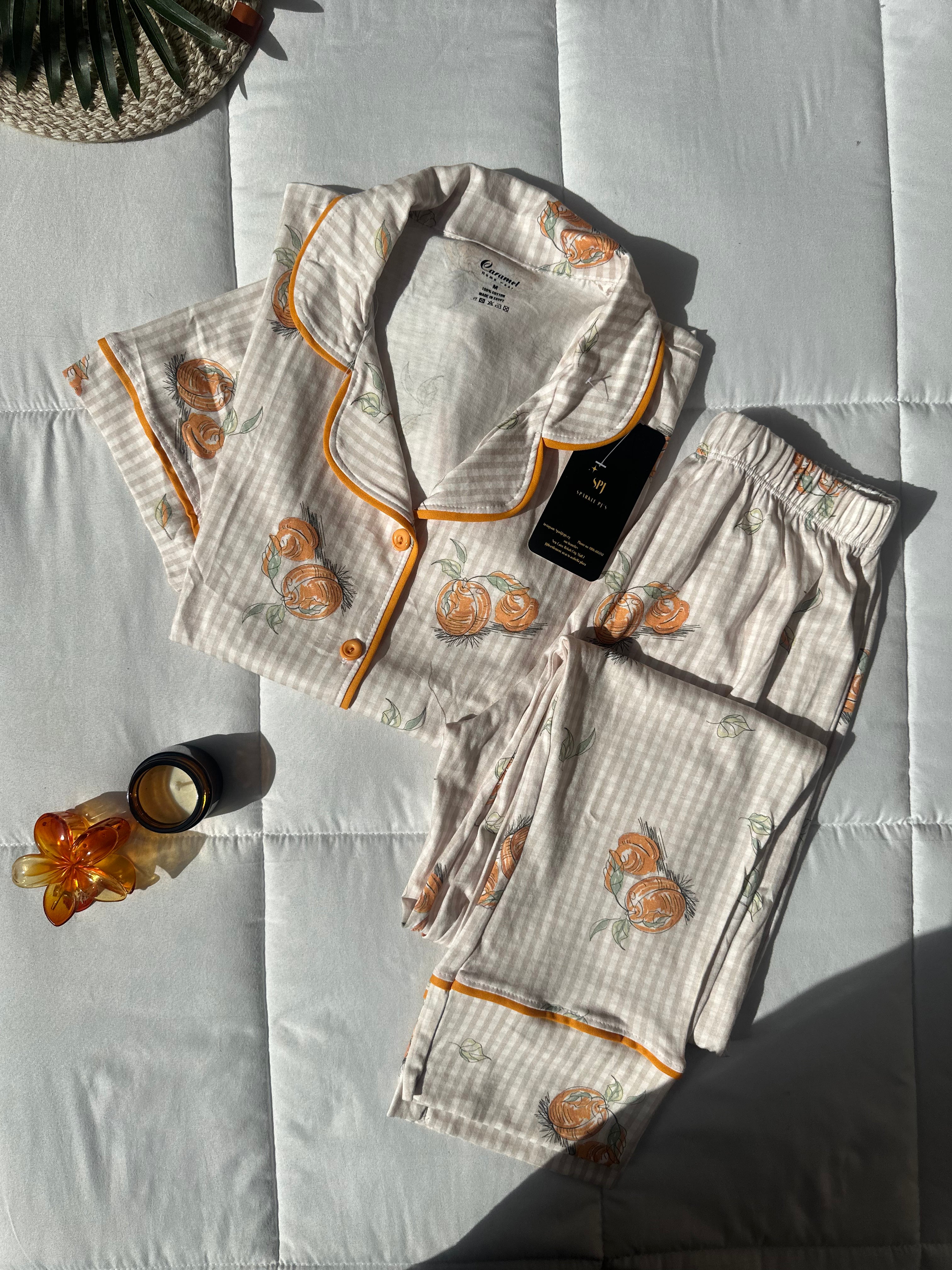 Orange pjamas