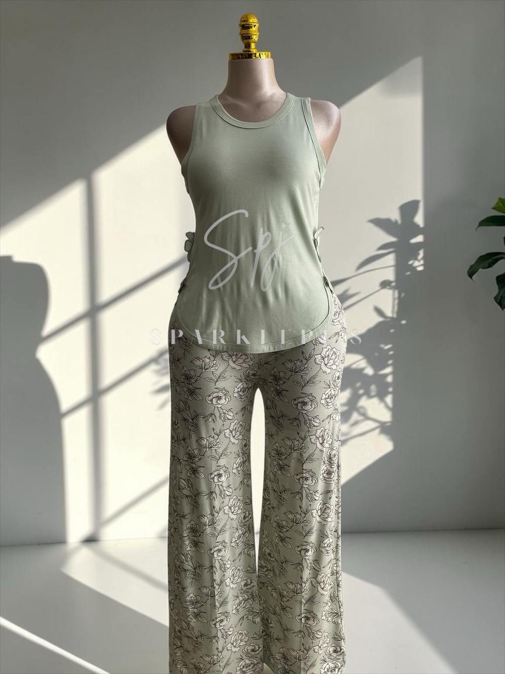 Soft Blossom Pajama Set