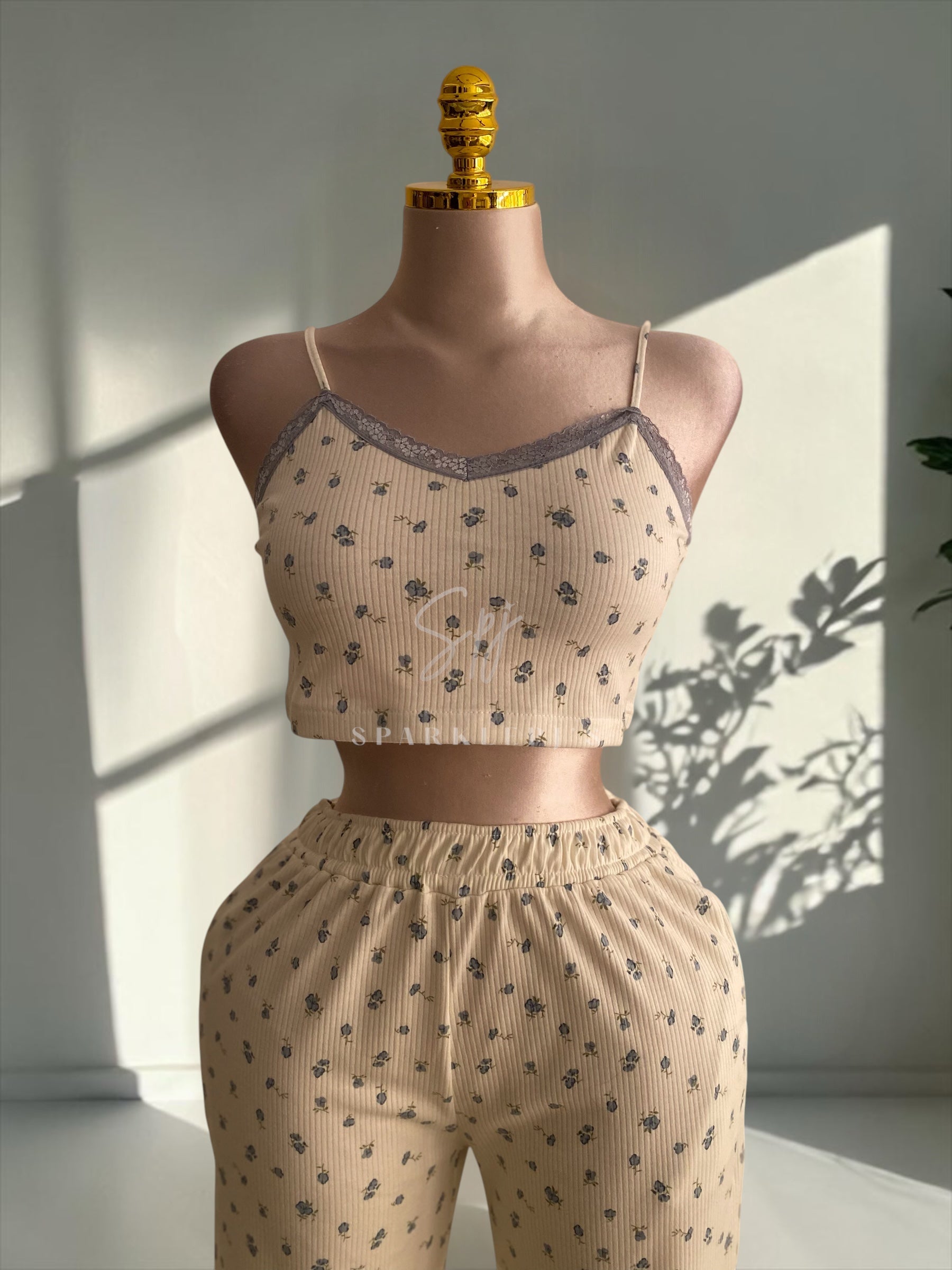 Blossom Lounge 3-Piece Pajama Set