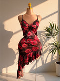 Midnight Rose Mini Dress