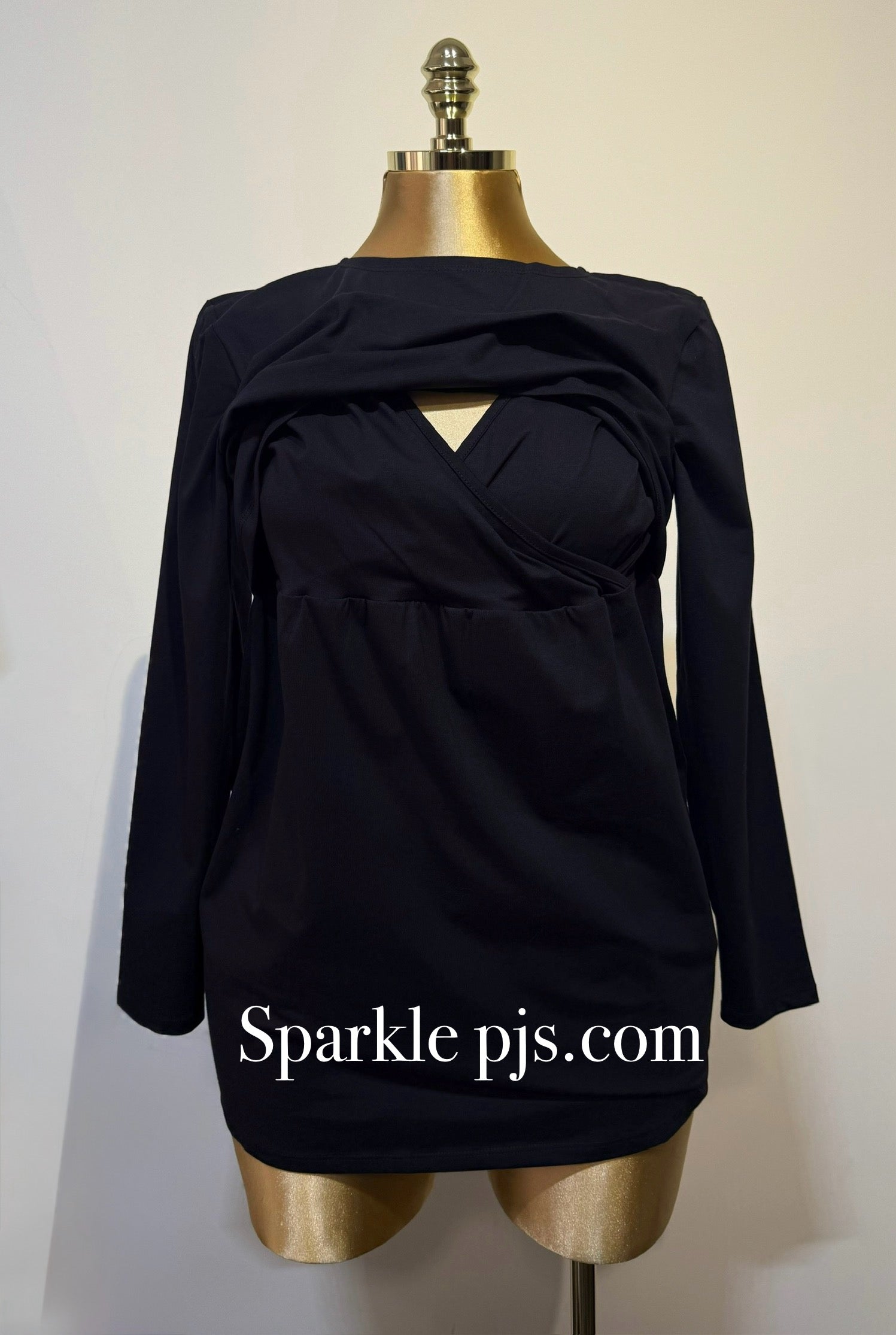 Criss-Cover Maternity Shirt