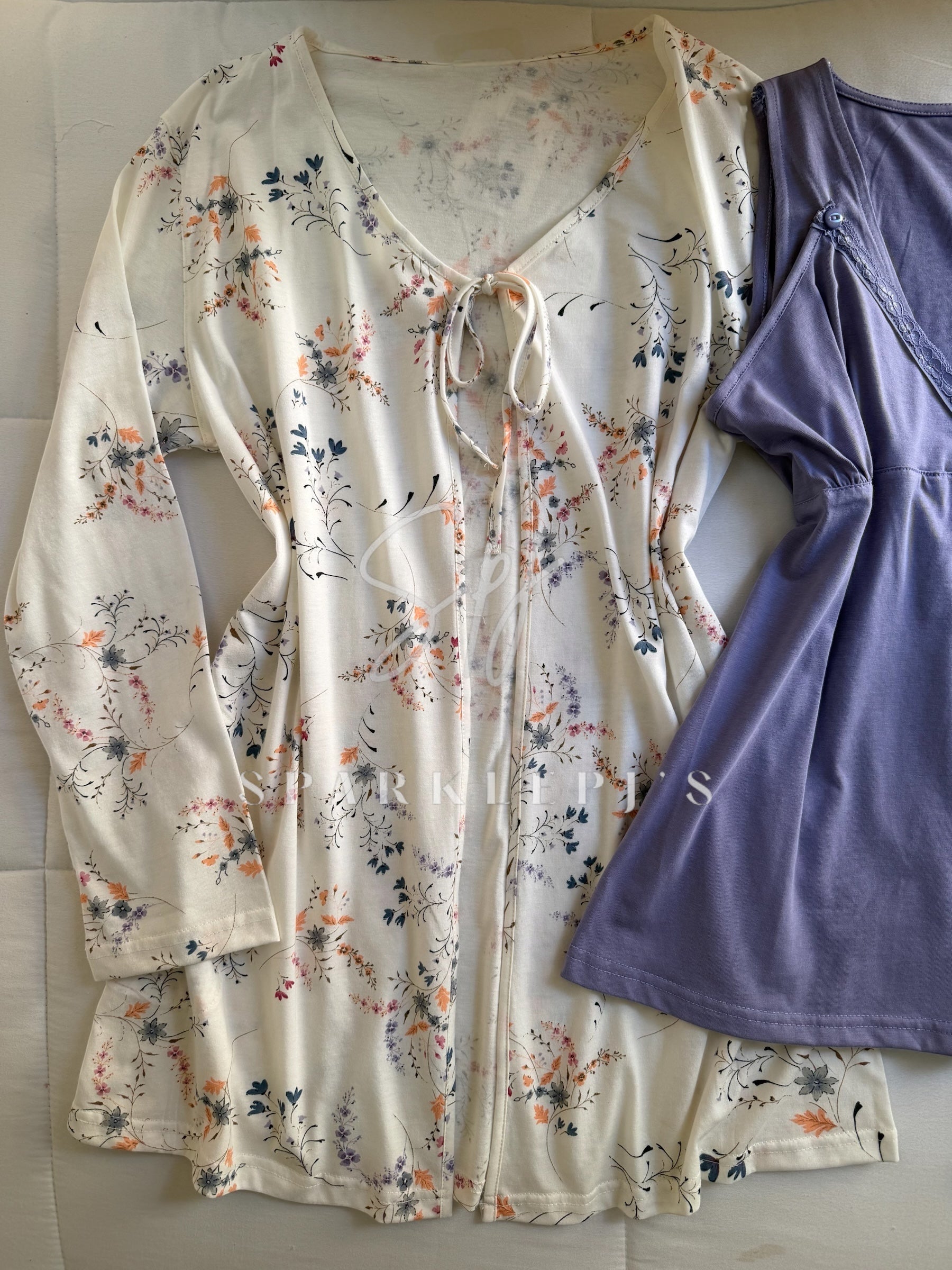 Maternity Nursing 3-Piece Pajama Set