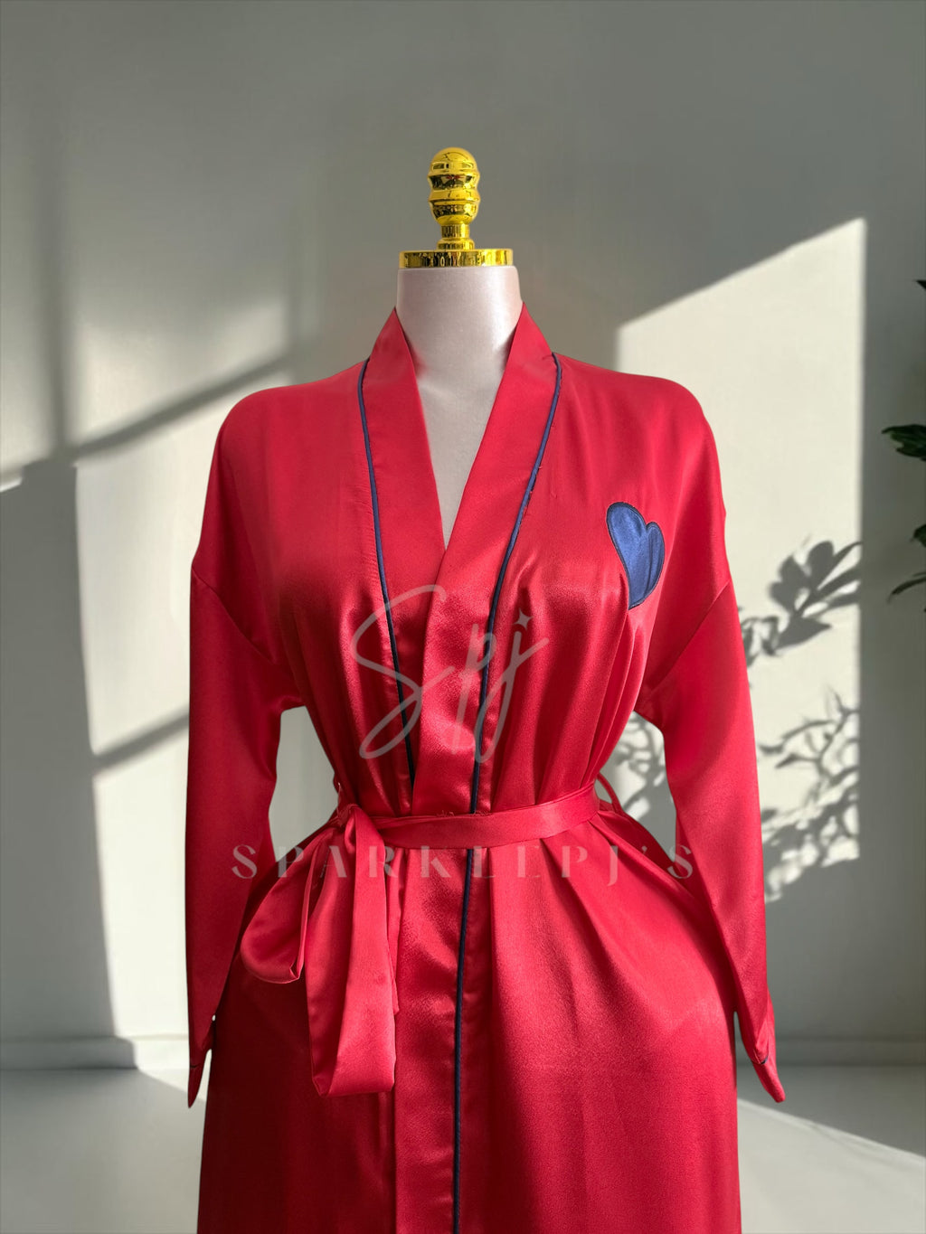 Long Love Satin Robe