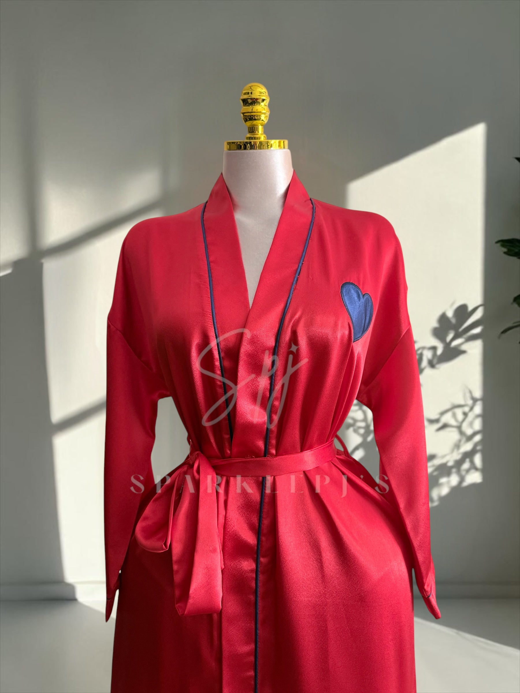 Long Love Satin Robe