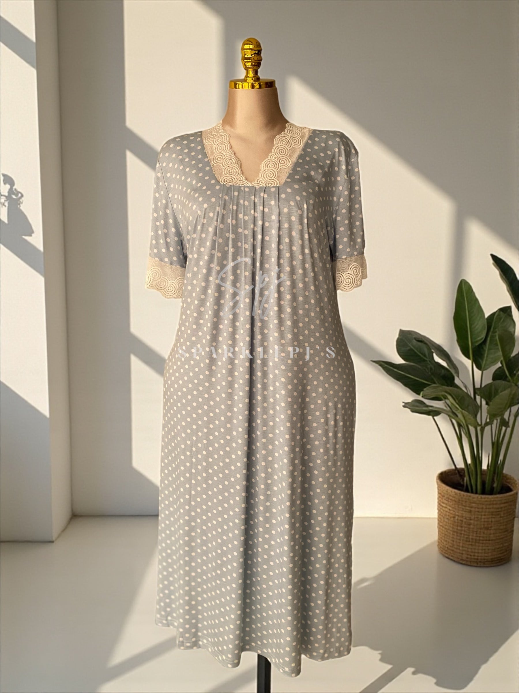 Soft Dotty Nightgown