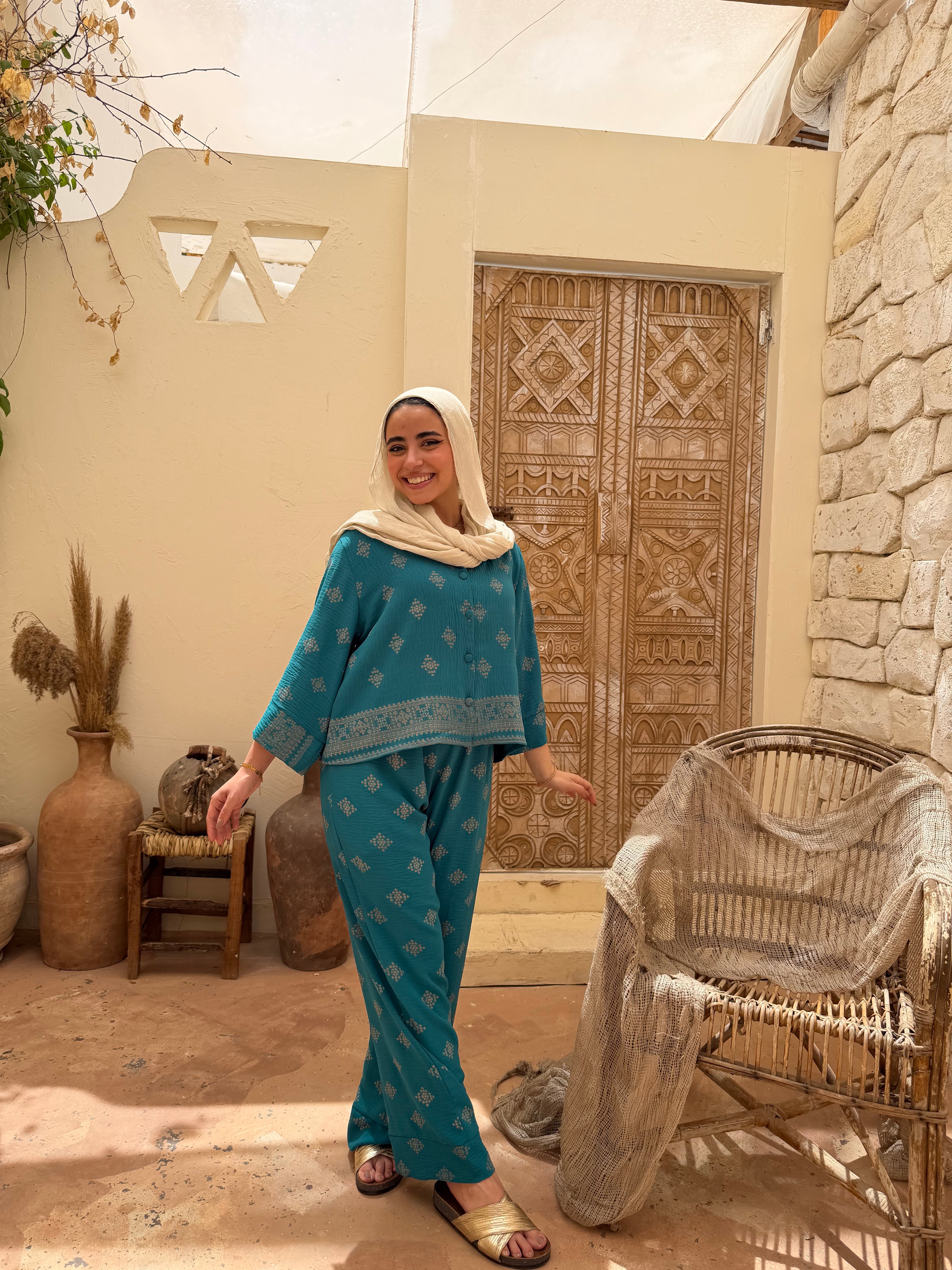 Soft Touch Button Pajama