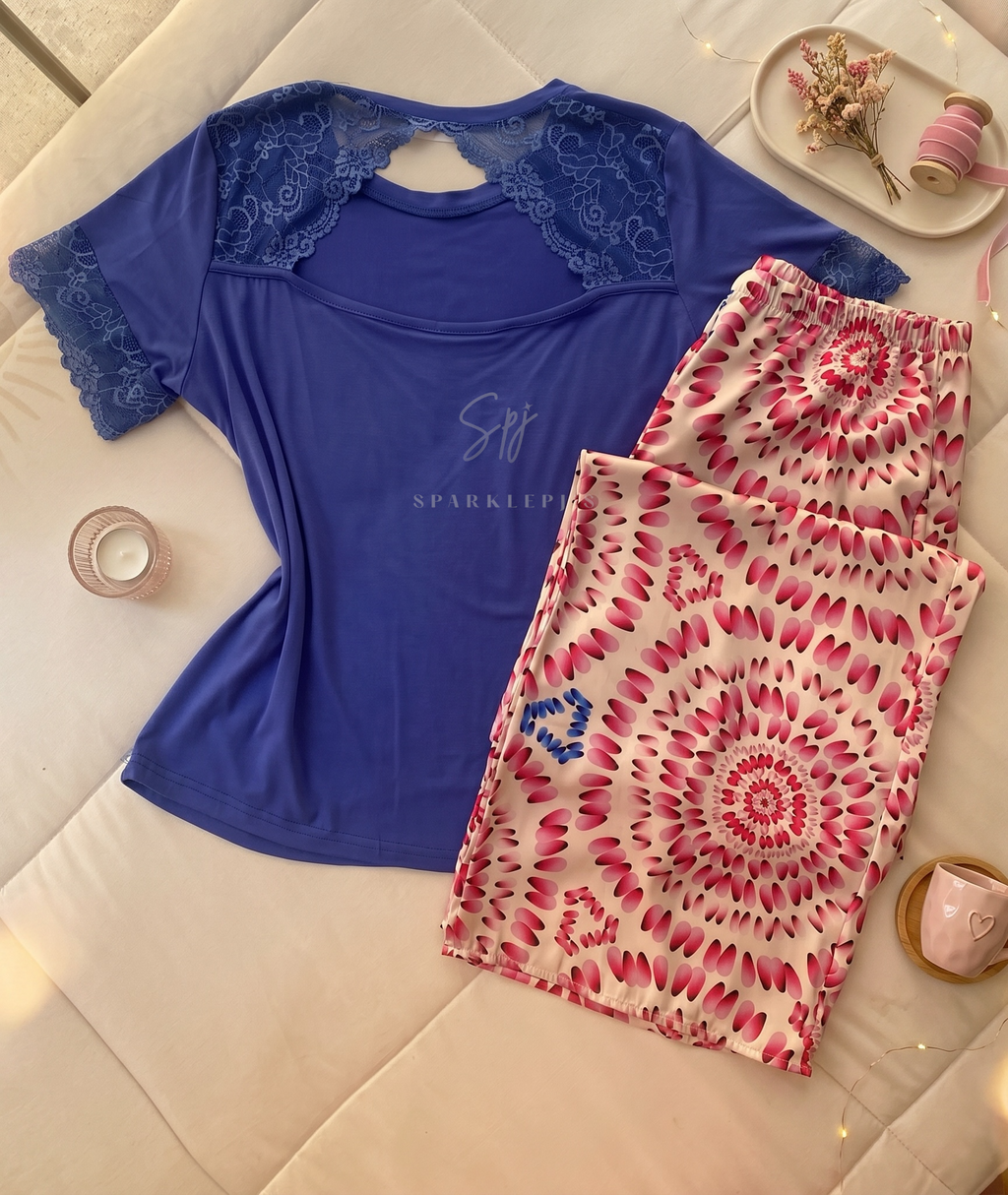 Blue Lace Dream Pajama