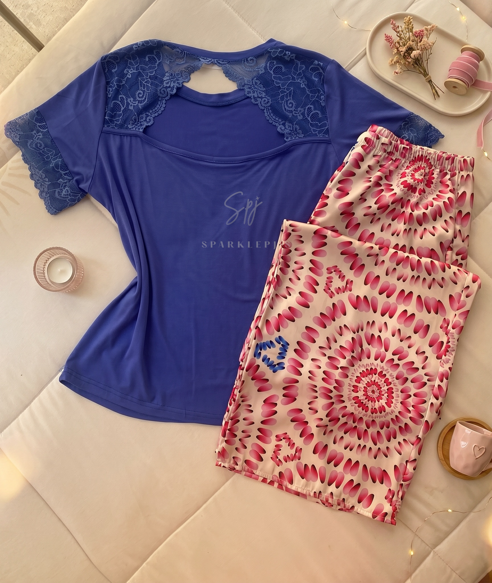 Blue Lace Dream Pajama