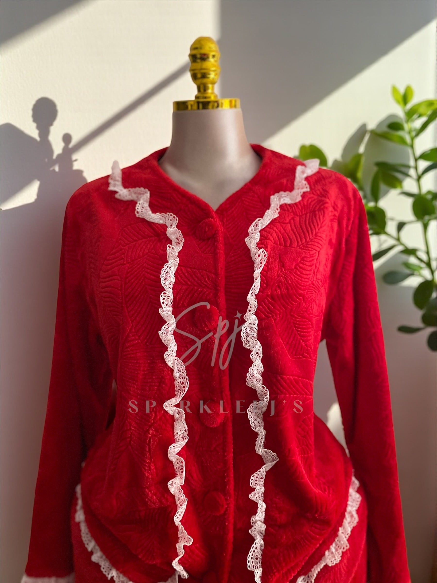 Opulent Ruffle Pajamas
