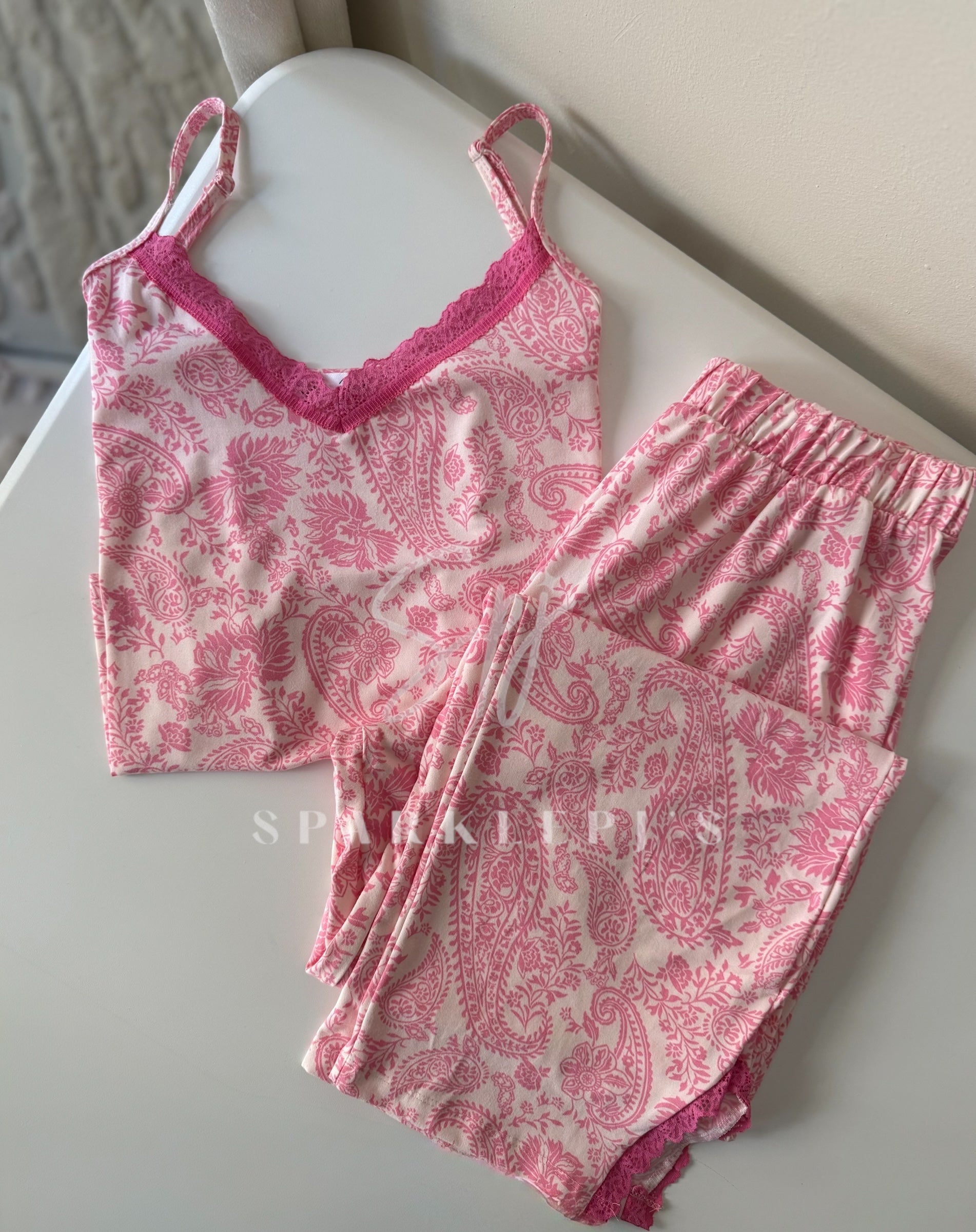 Paisley Lounge Pants Set