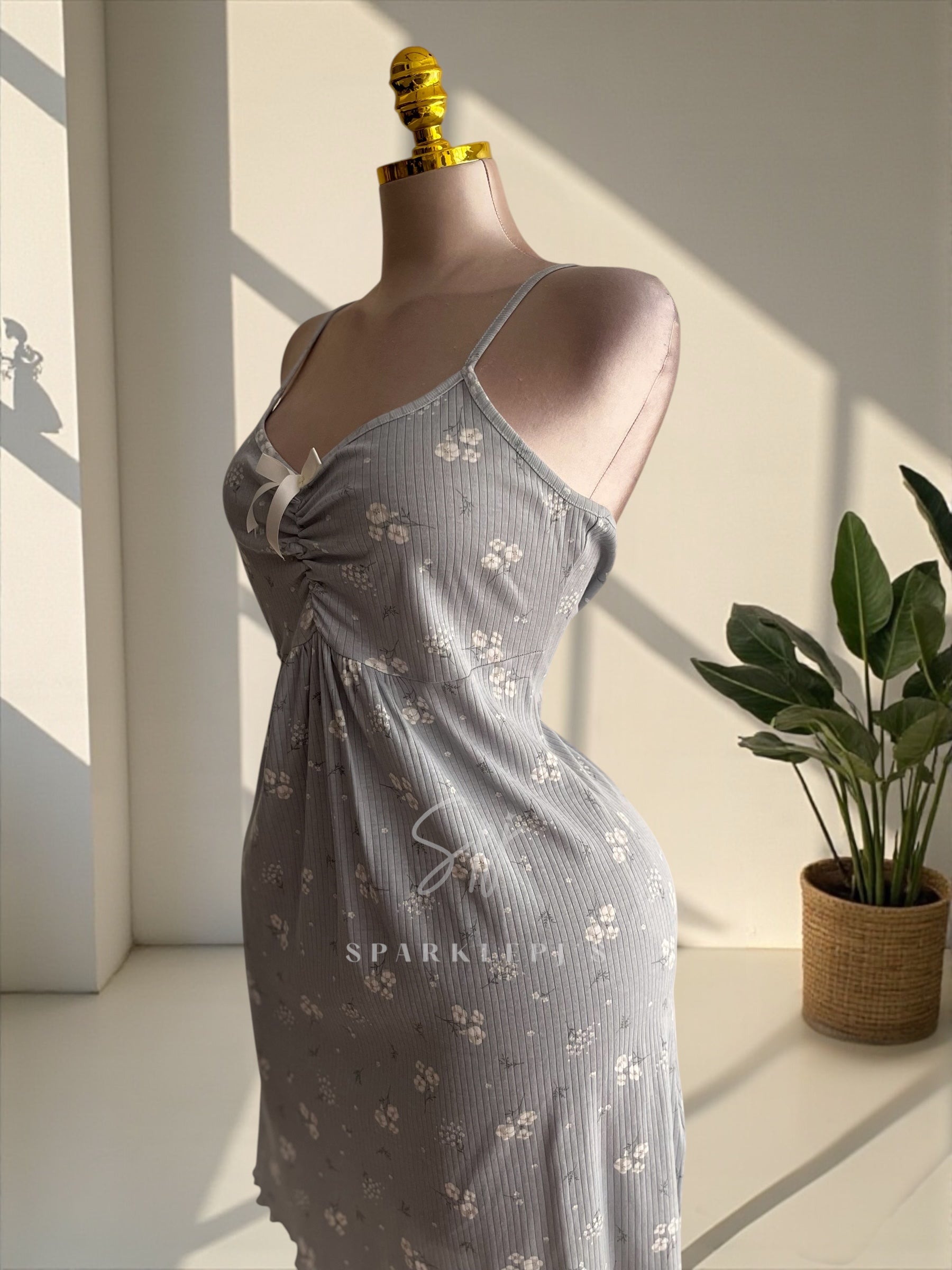 Blossom Ribbed Nightdress