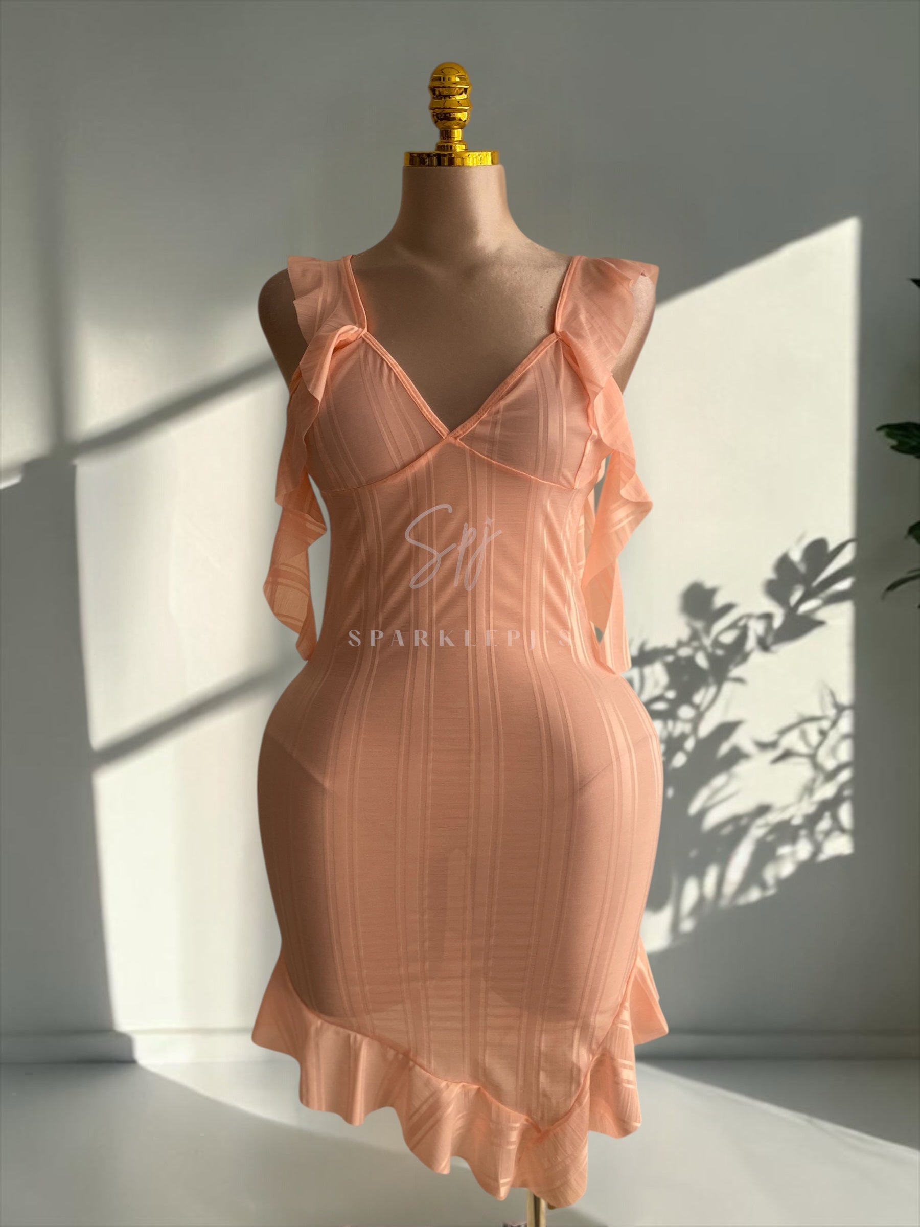 Dreamy Ruffle Slip dress