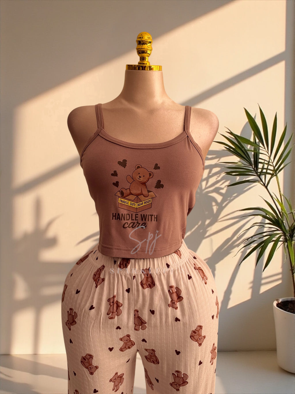 Teddy Dreams 3-Piece Pajama Set