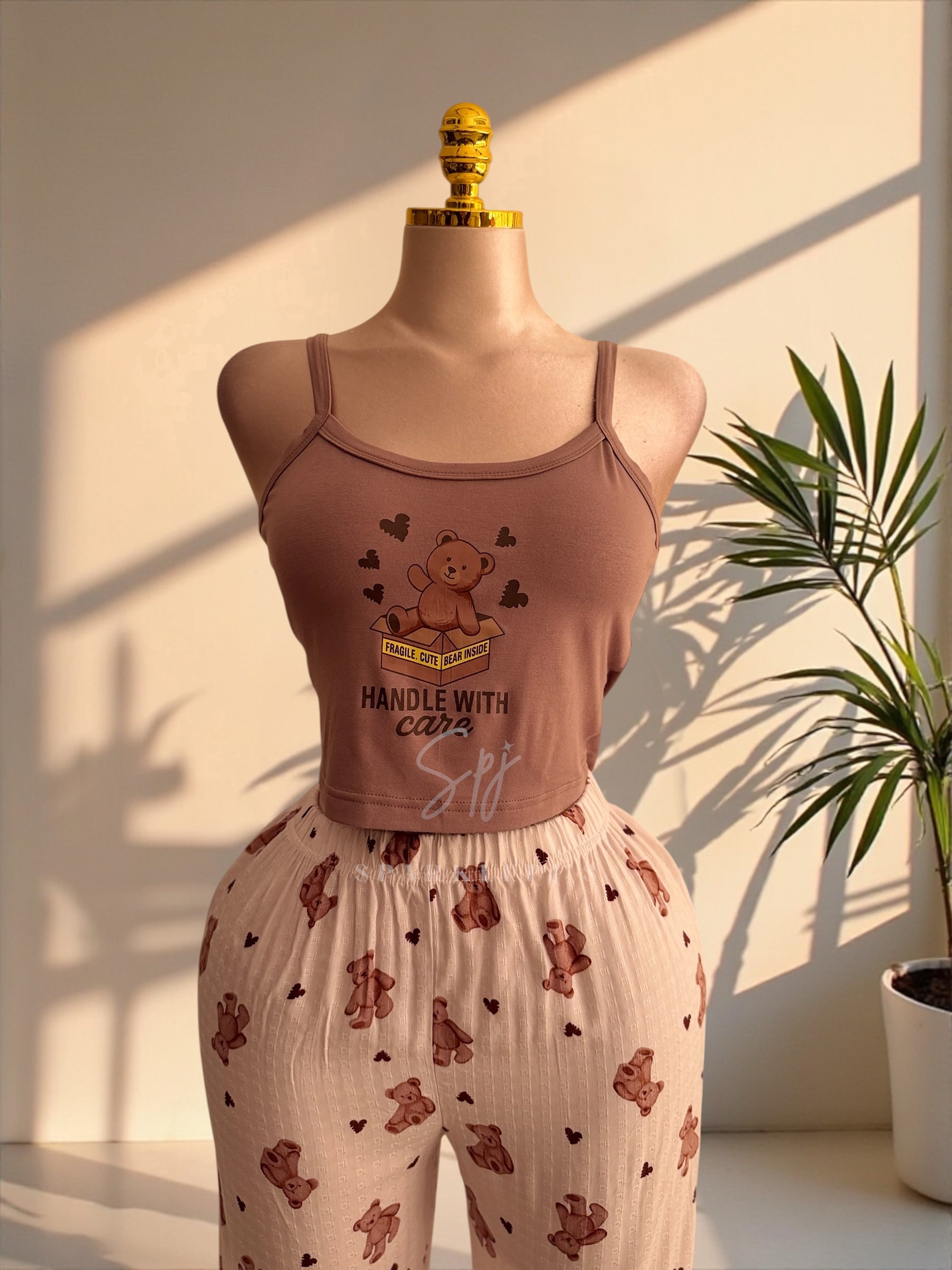 Teddy Dreams 3-Piece Pajama Set