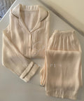 Champagne Satin Pajama Set
